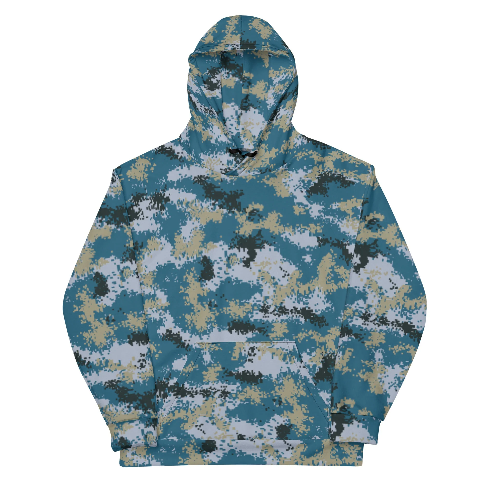 Chinese Digital Type 07 Ocean CAMO Unisex Hoodie - Image 4