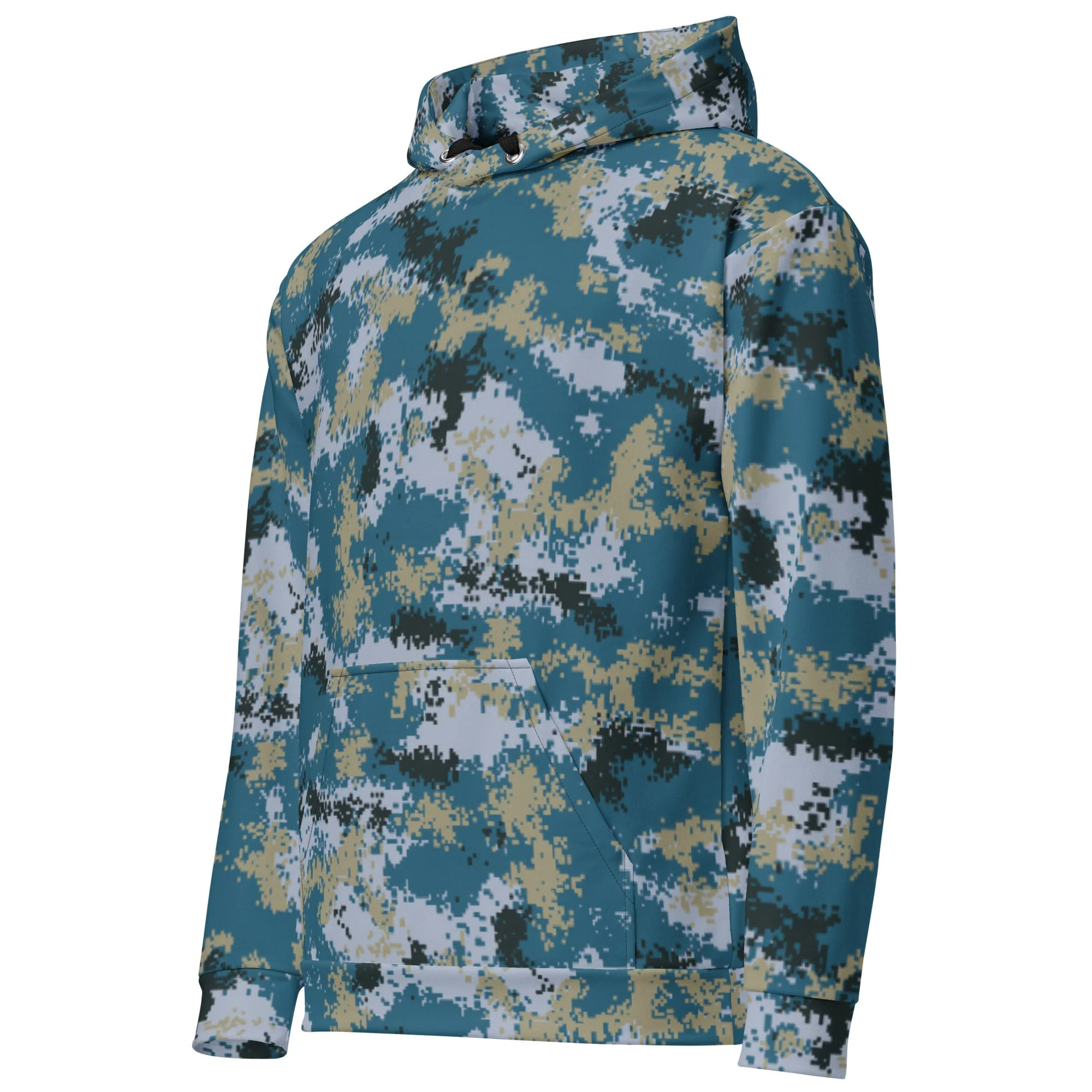 Chinese Digital Type 07 Ocean CAMO Unisex Hoodie - Image 7