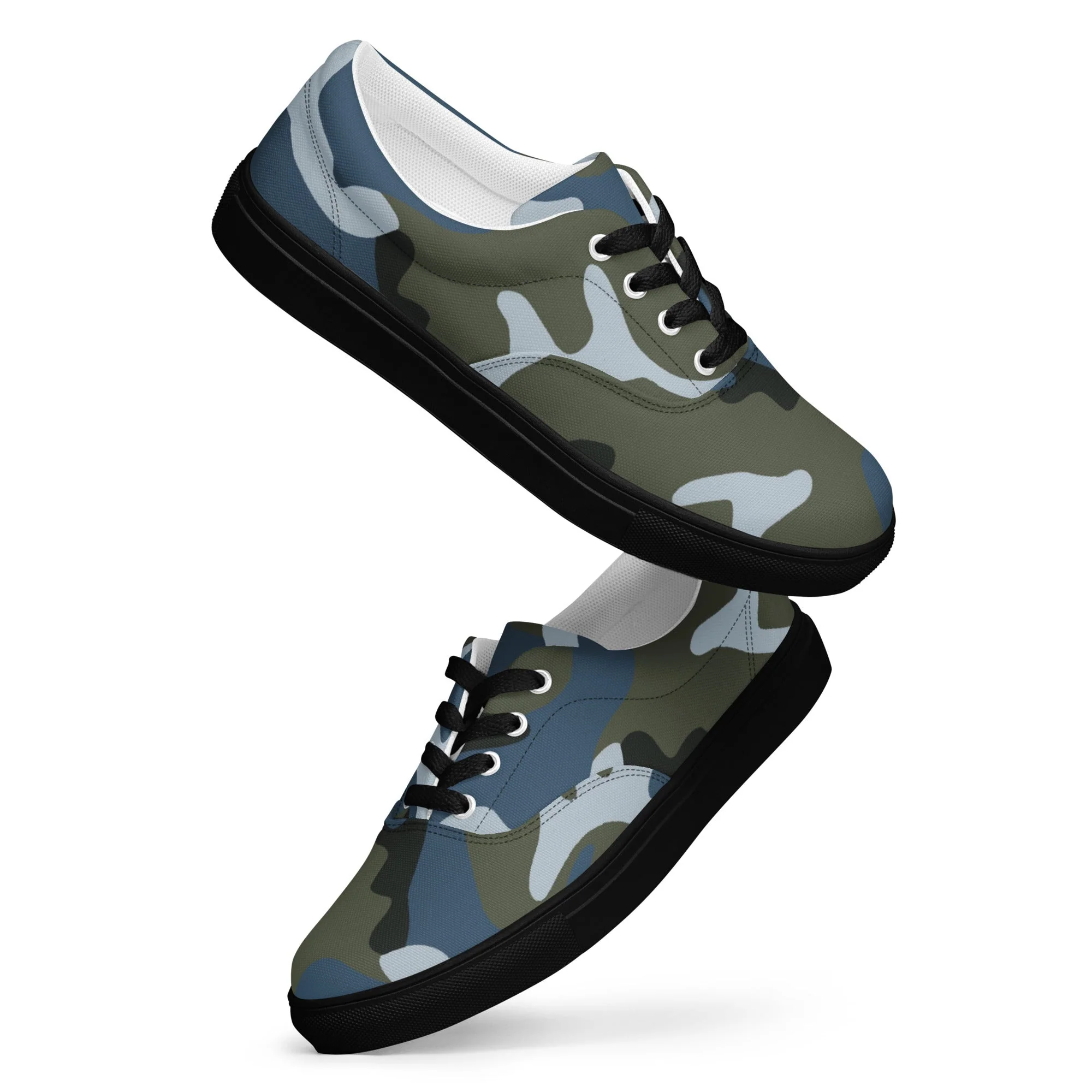 Chinese Type 87 Ocean CAMO Mens Lace-Up Canvas Shoes - Image 12