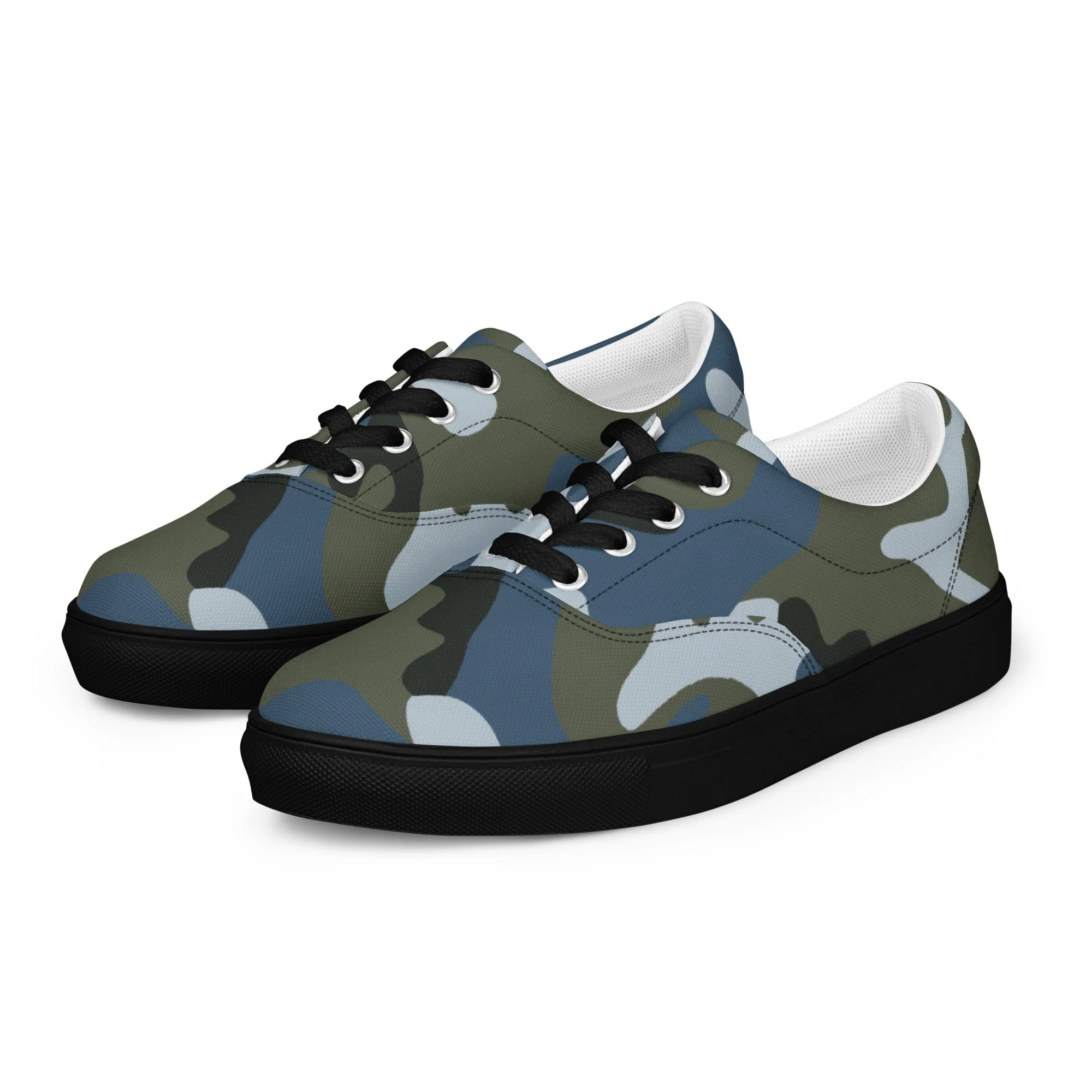 Chinese Type 87 Ocean CAMO Mens Lace-Up Canvas Shoes - Image 19