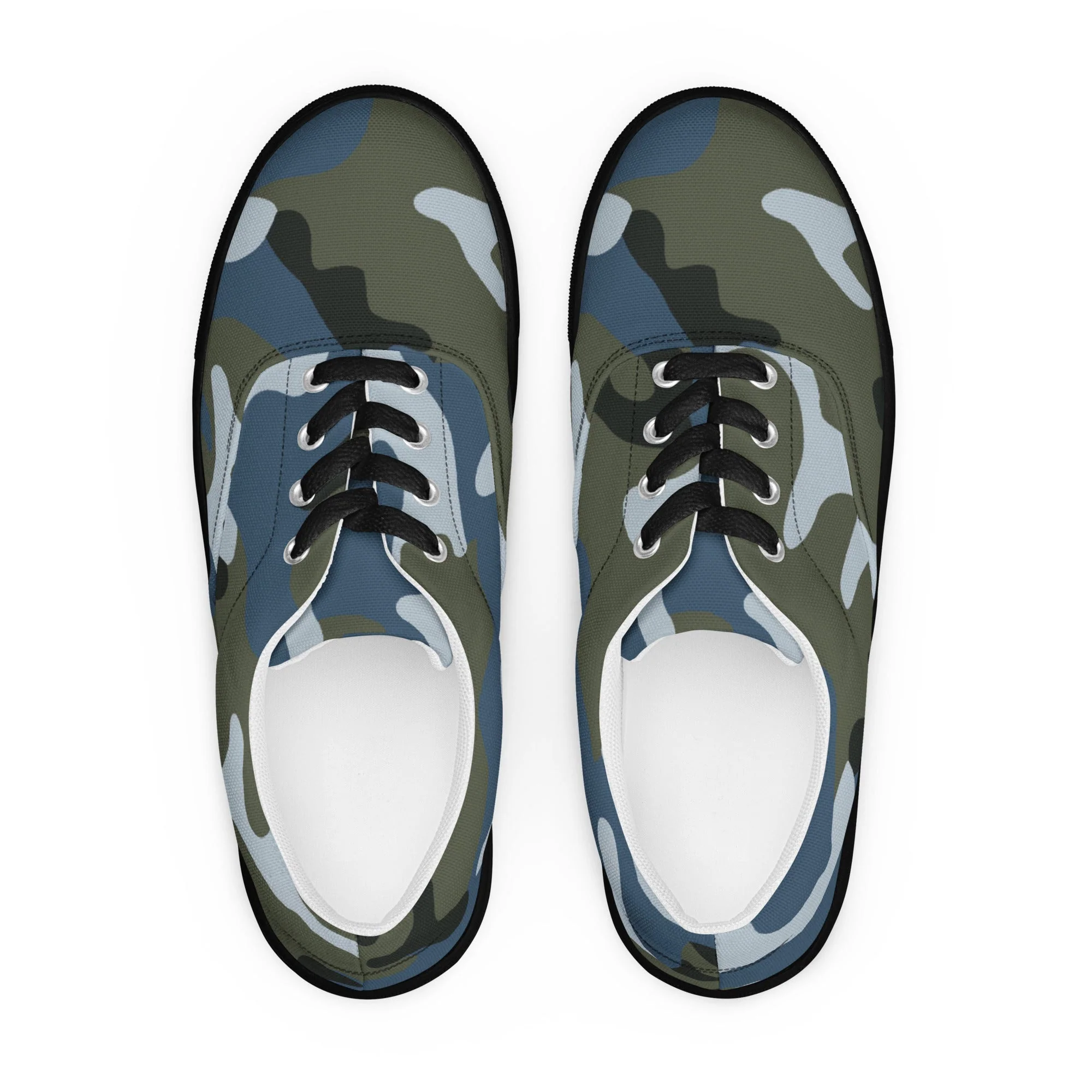 Chinese Type 87 Ocean CAMO Mens Lace-Up Canvas Shoes - Image 20