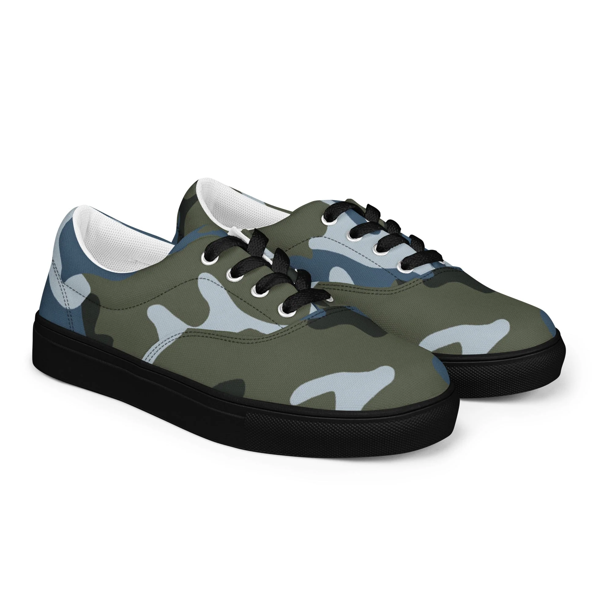 Chinese Type 87 Ocean CAMO Mens Lace-Up Canvas Shoes - Image 8
