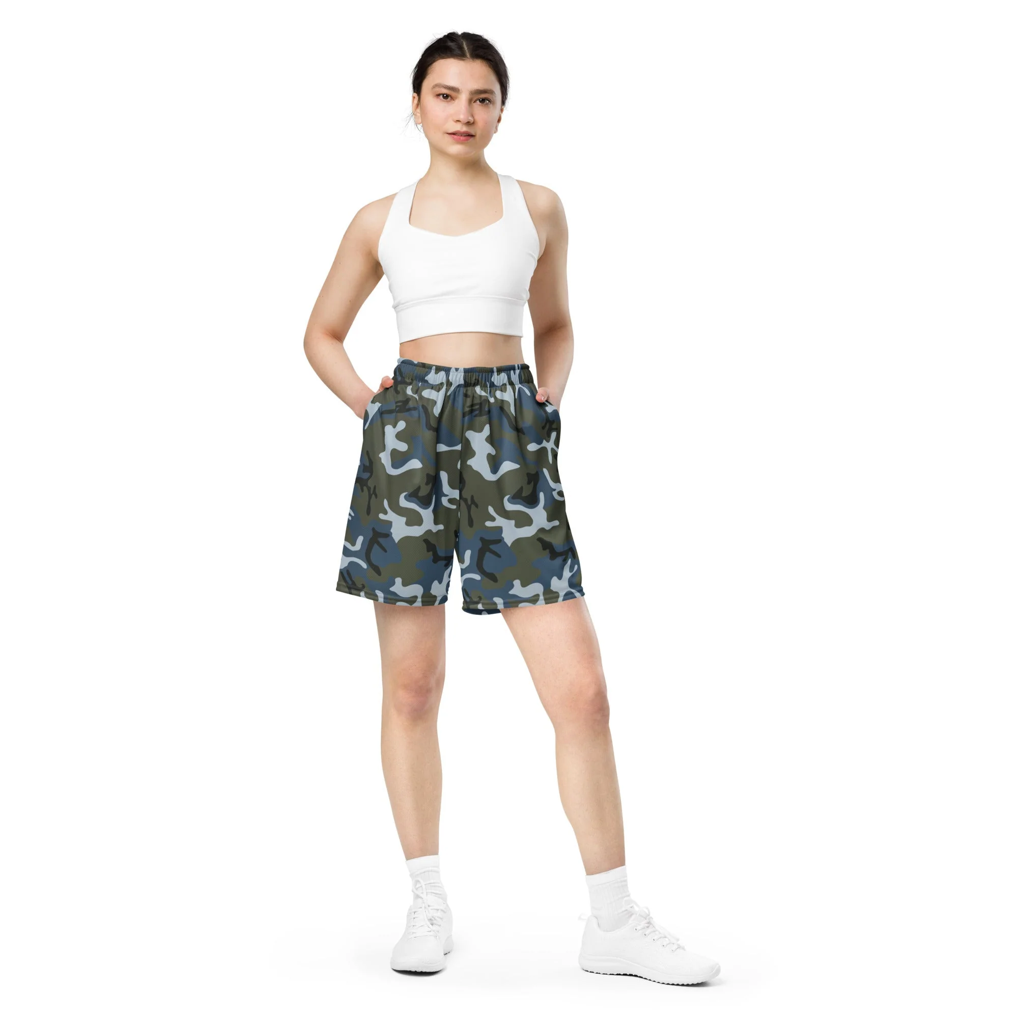 Chinese Type 87 Ocean CAMO Unisex Mesh Shorts - Image 11