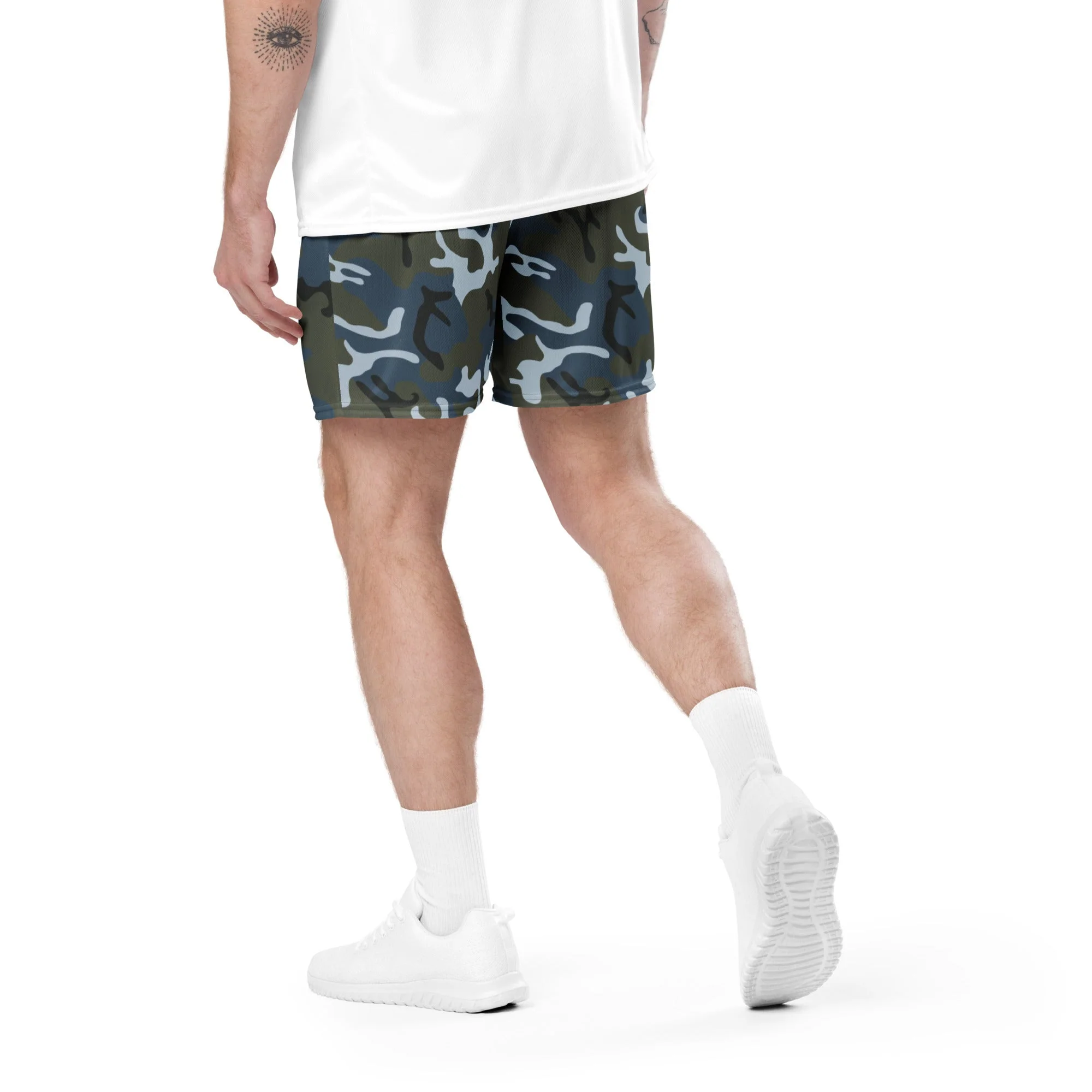 Chinese Type 87 Ocean CAMO Unisex Mesh Shorts - Image 13