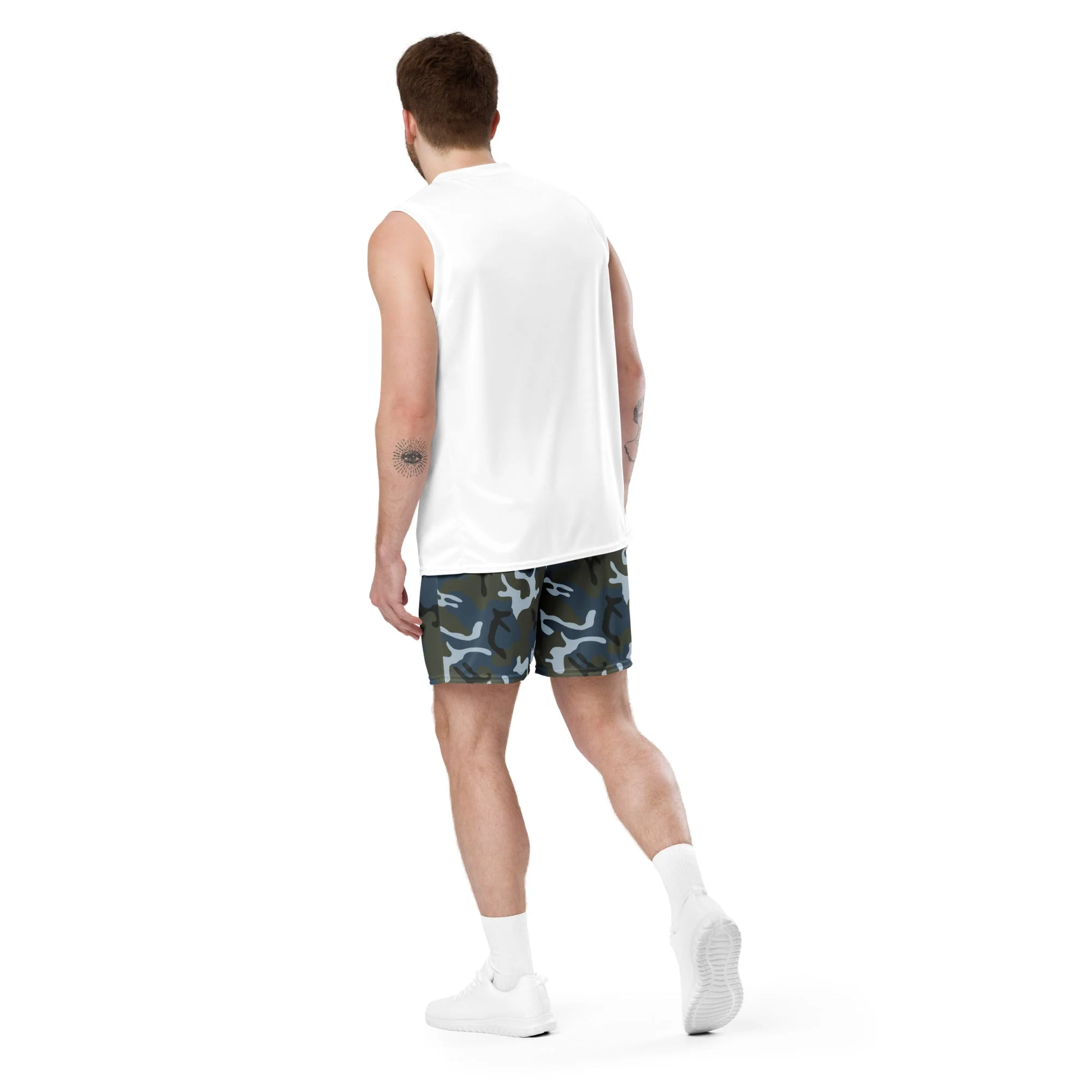 Chinese Type 87 Ocean CAMO Unisex Mesh Shorts - Image 15
