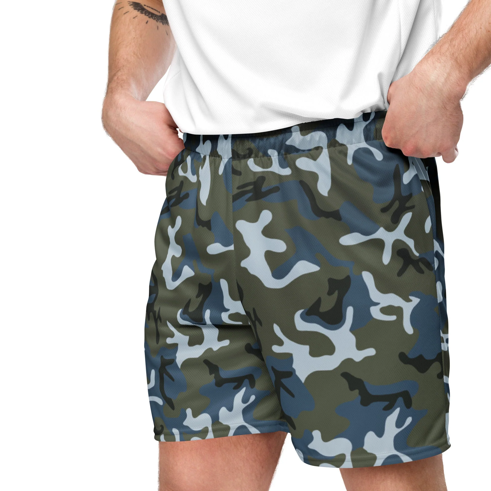 Chinese Type 87 Ocean CAMO Unisex Mesh Shorts - Image 2