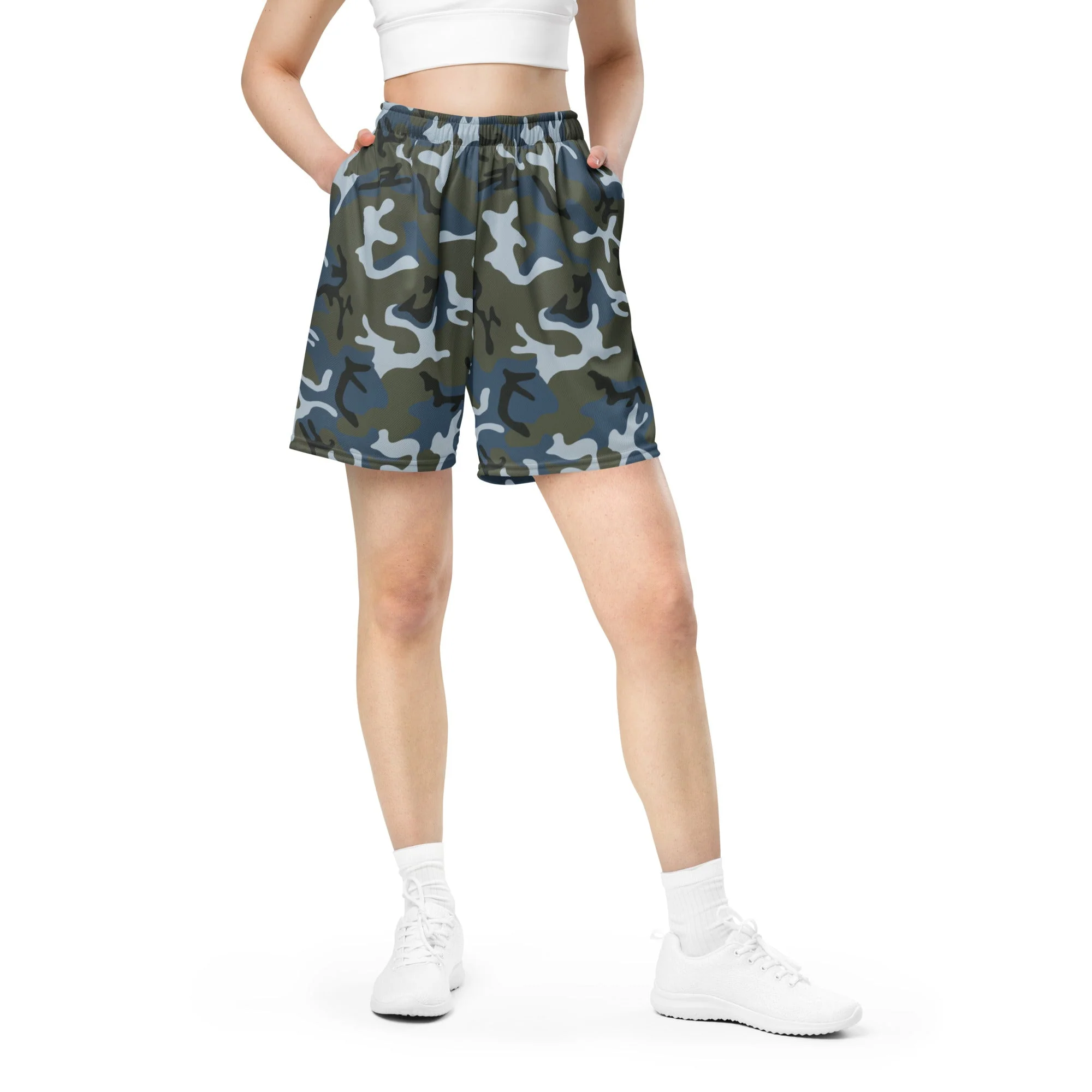 Chinese Type 87 Ocean CAMO Unisex Mesh Shorts - Image 4