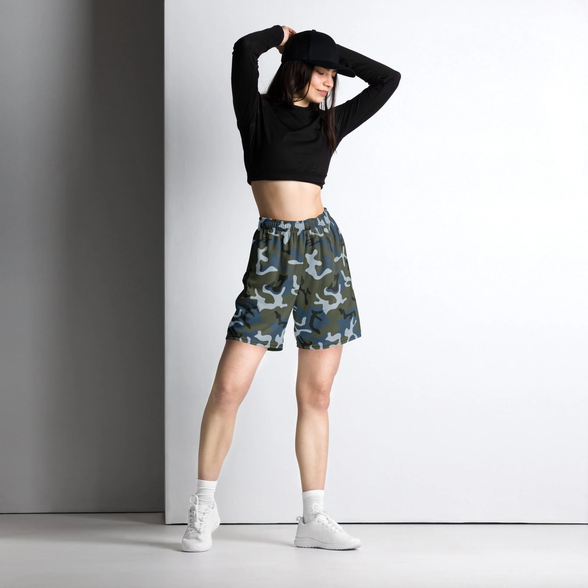 Chinese Type 87 Ocean CAMO Unisex Mesh Shorts - Image 7