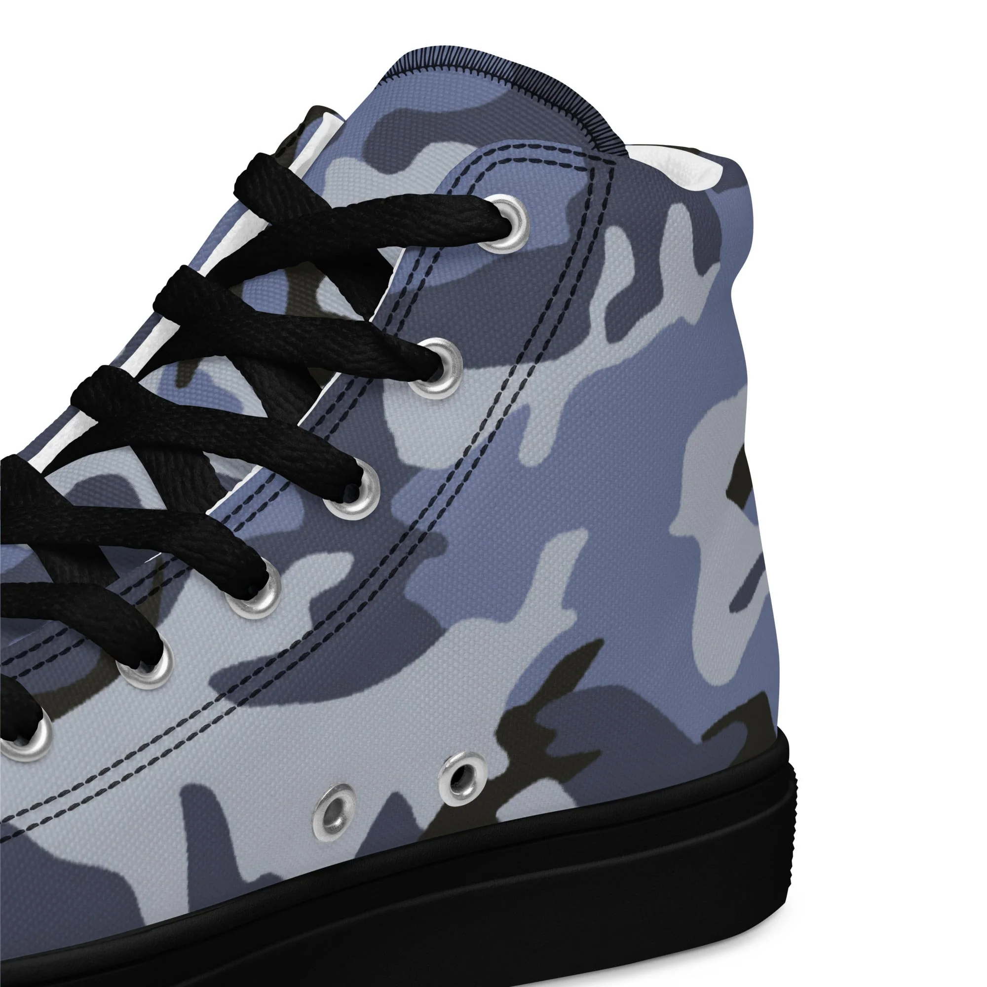 Chinese Type 99 Marine CAMO Mens High-Top Canvas Shoes - Image 3