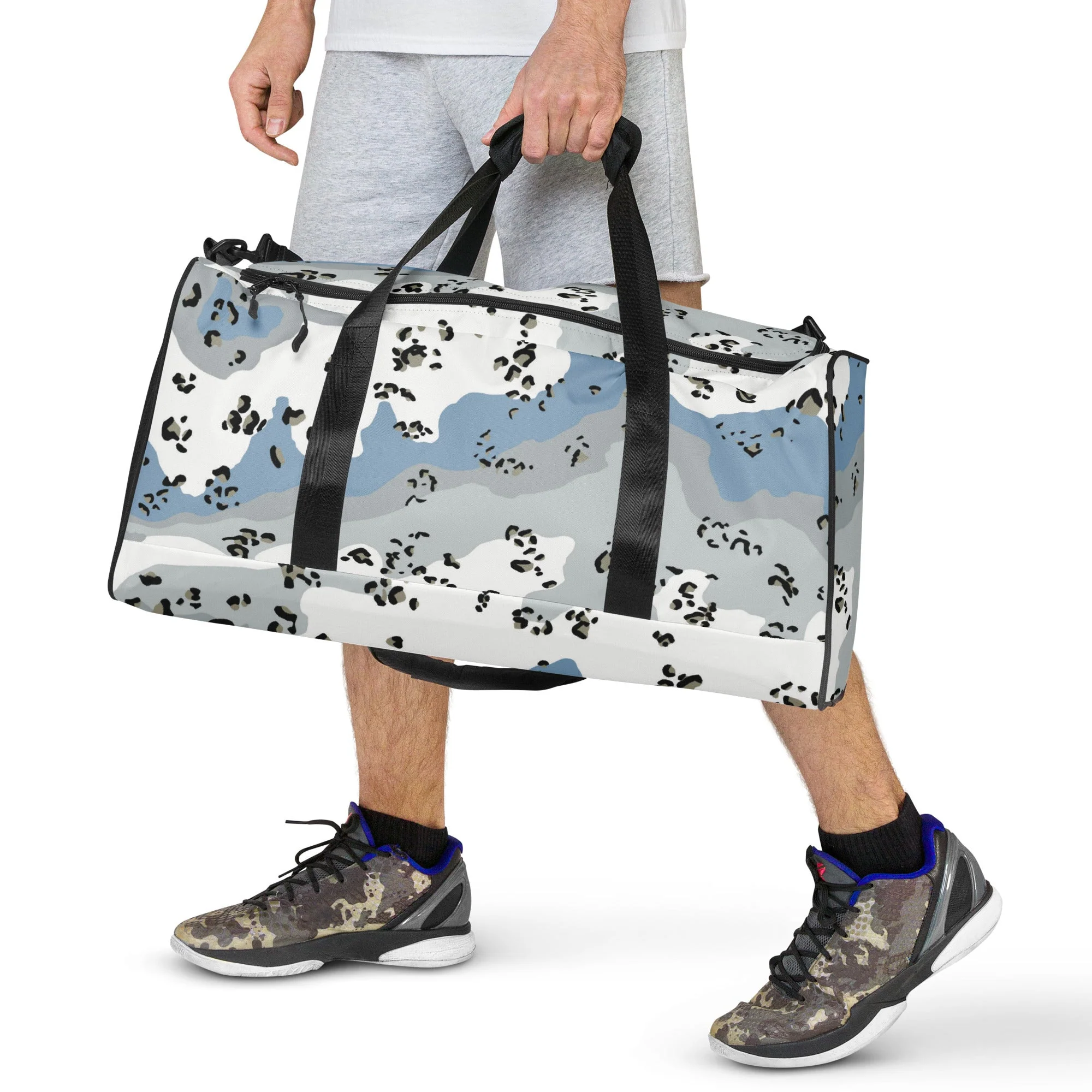 Chocolate Chip Polar Ice CAMO Duffle Bag - Image 6