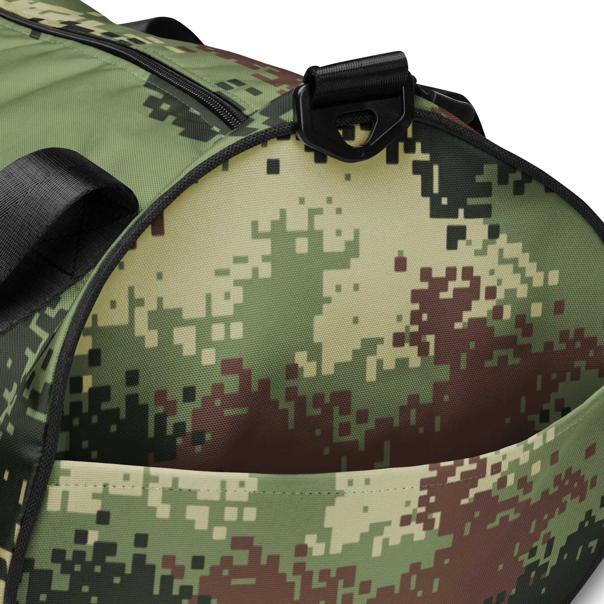 Colombian Digital Camflado Pixelado CAMO Gym Bag - Image 3