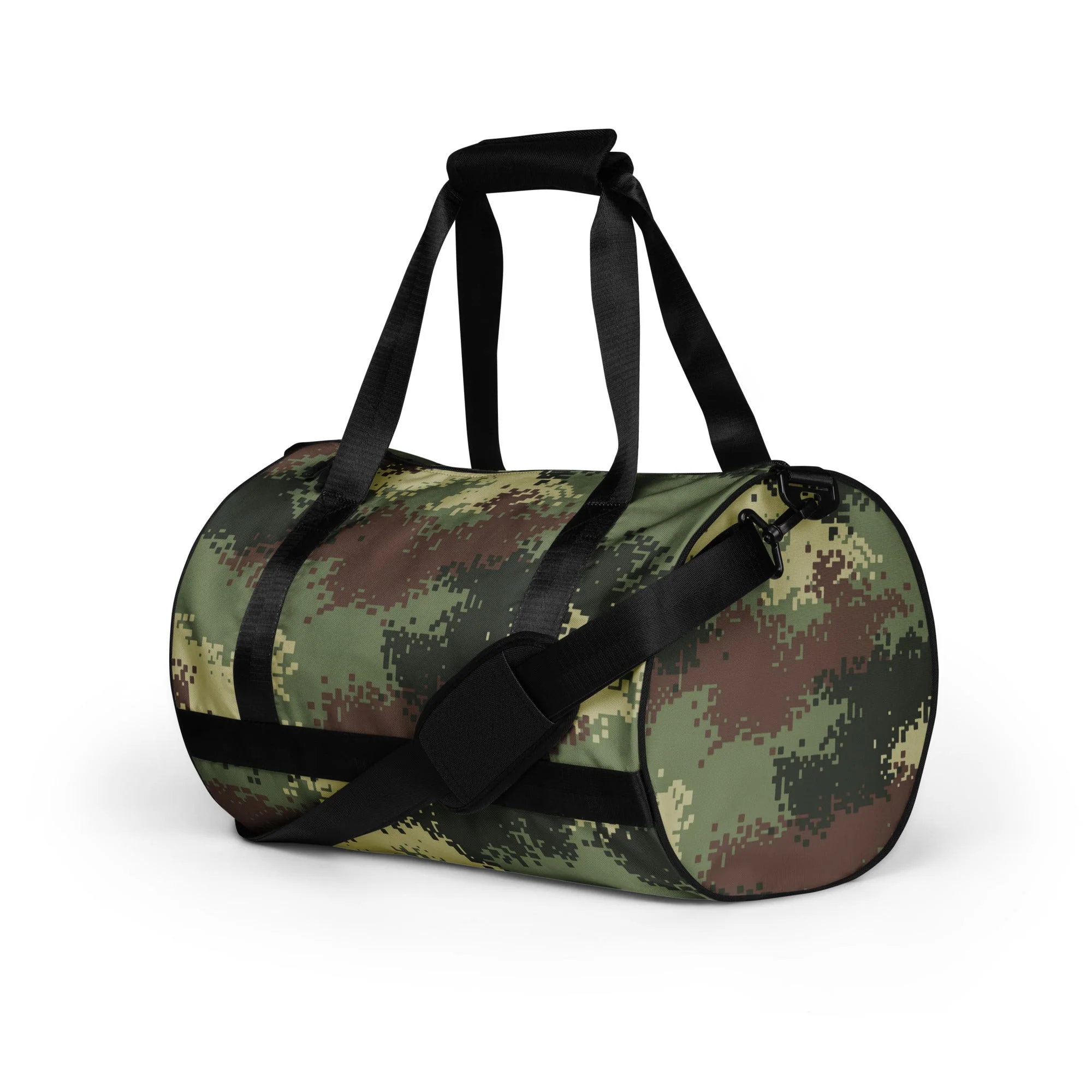 Colombian Digital Camflado Pixelado CAMO Gym Bag - Image 4