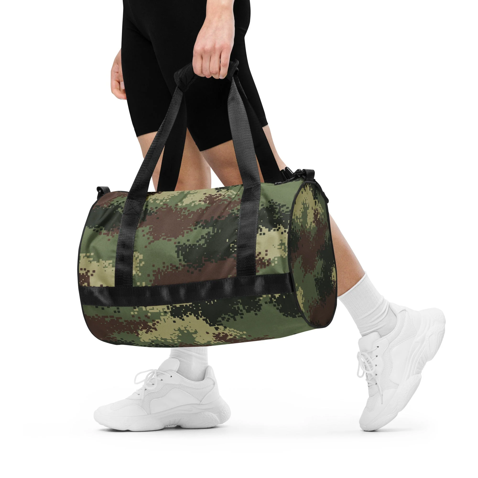 Colombian Digital Camflado Pixelado CAMO Gym Bag - Image 6