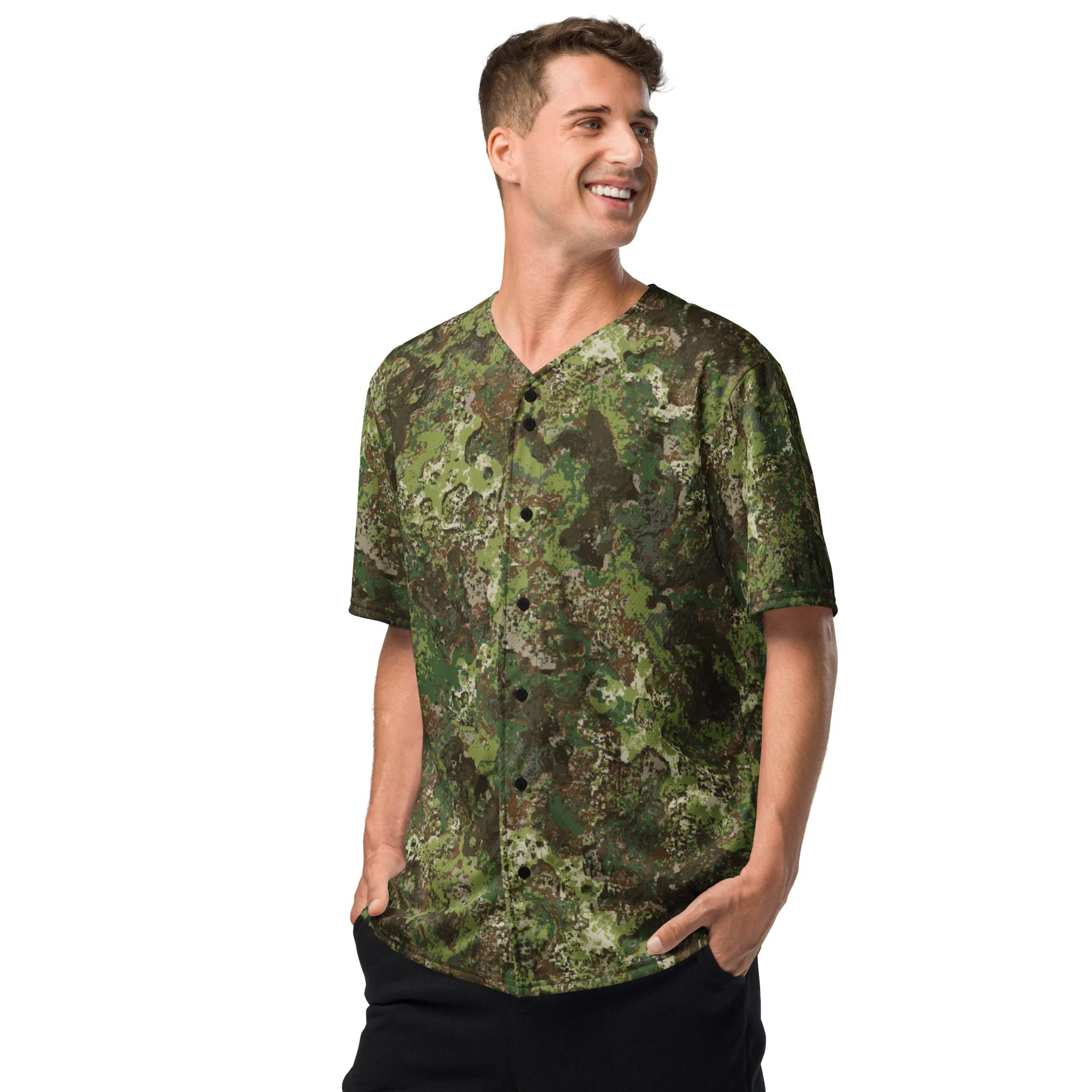 Wasp CAMO Unisex Baseball Jersey - Image 9