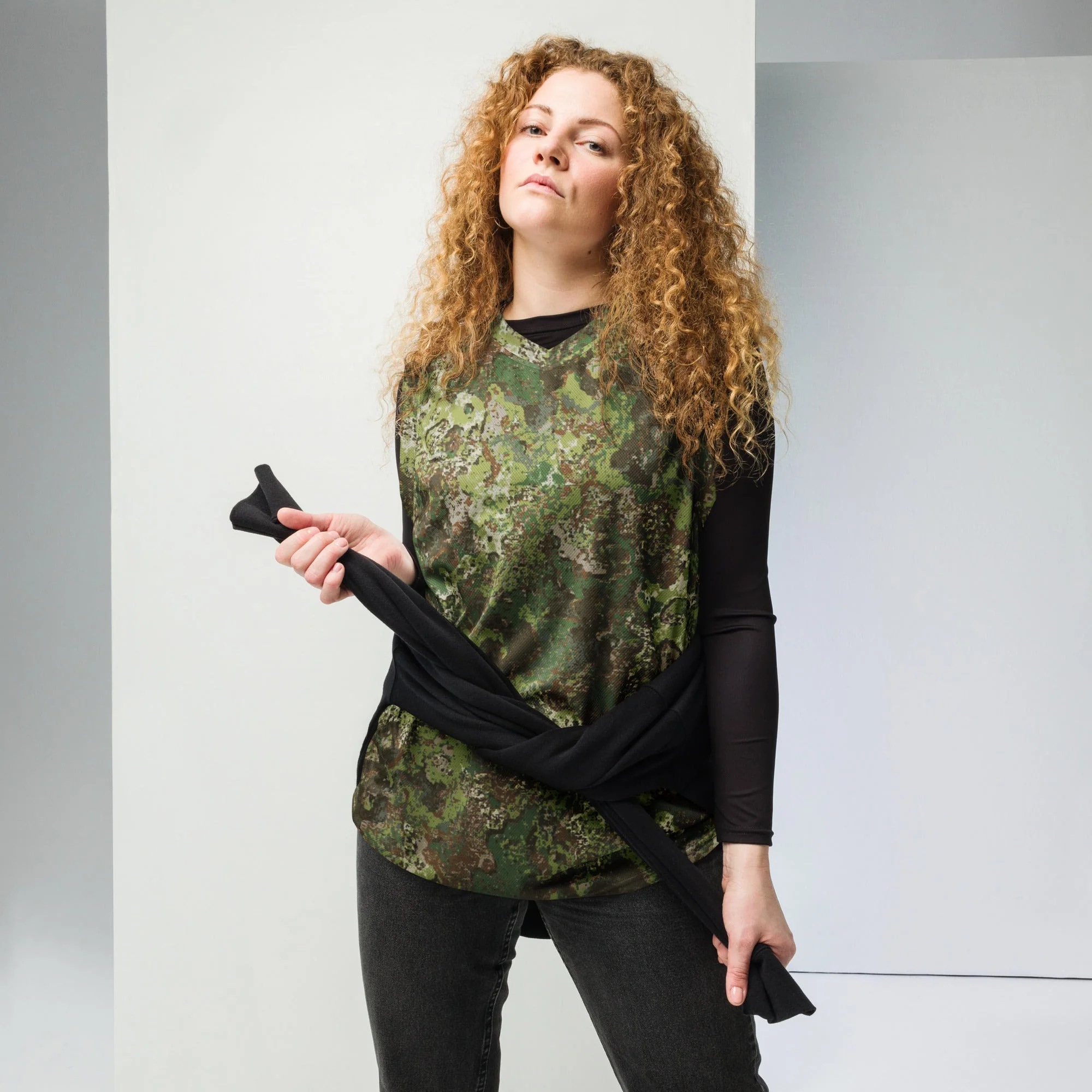 Wasp CAMO Unisex Basketball Jersey - Image 2