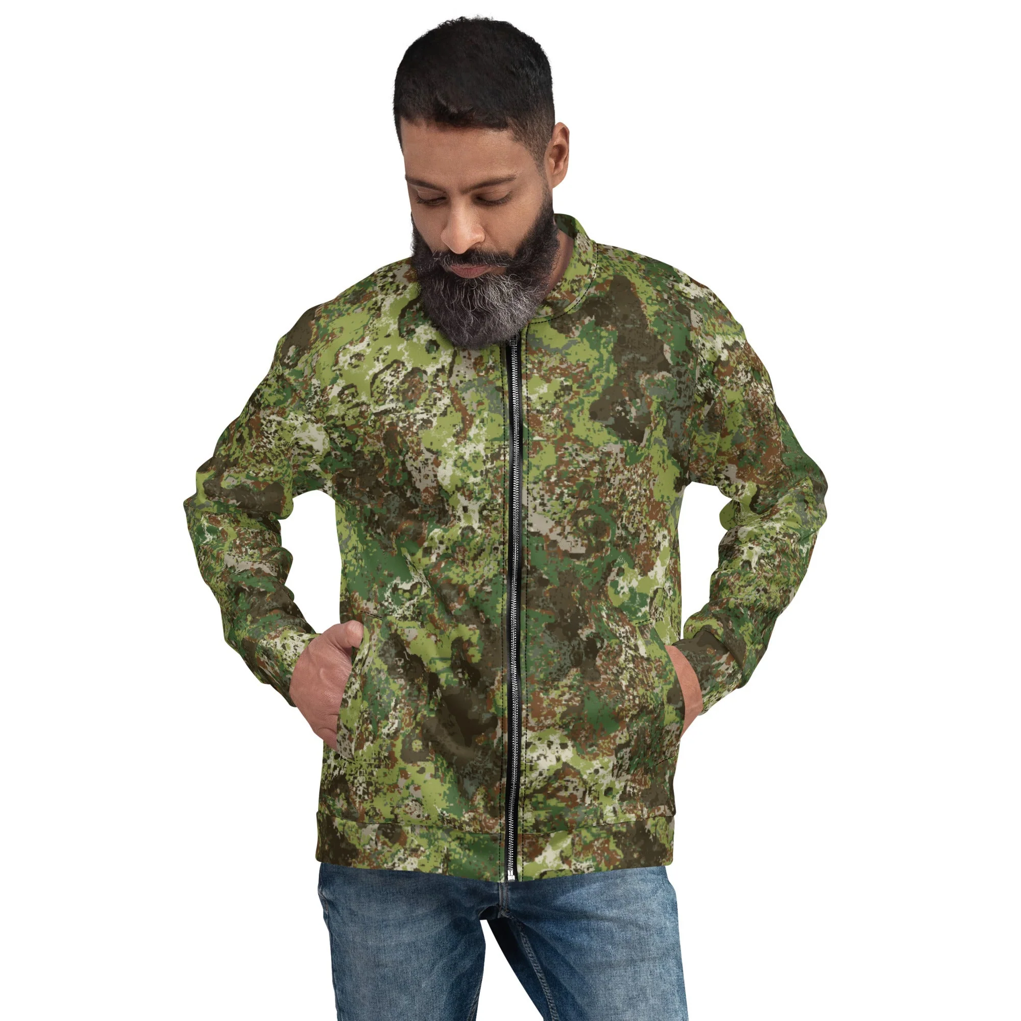 Wasp CAMO Unisex Bomber Jacket