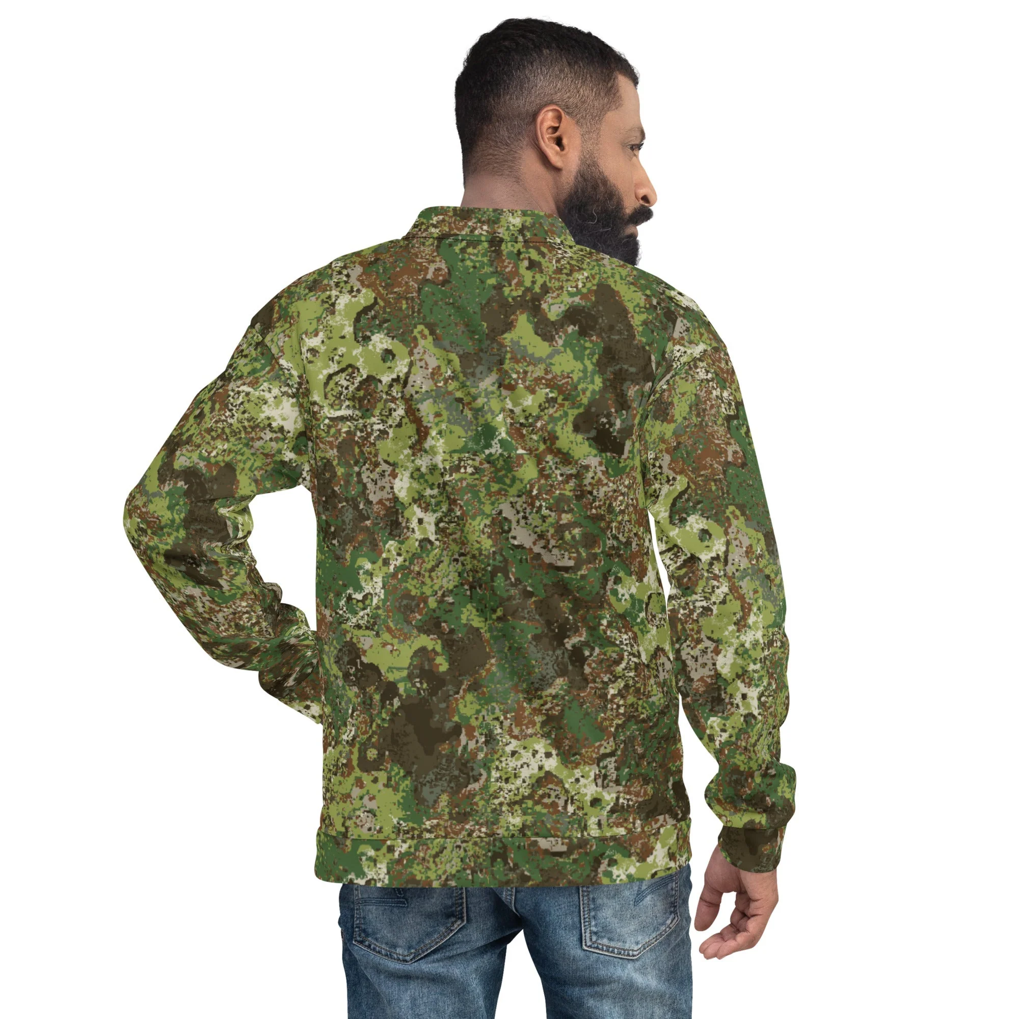 Wasp CAMO Unisex Bomber Jacket - Image 2