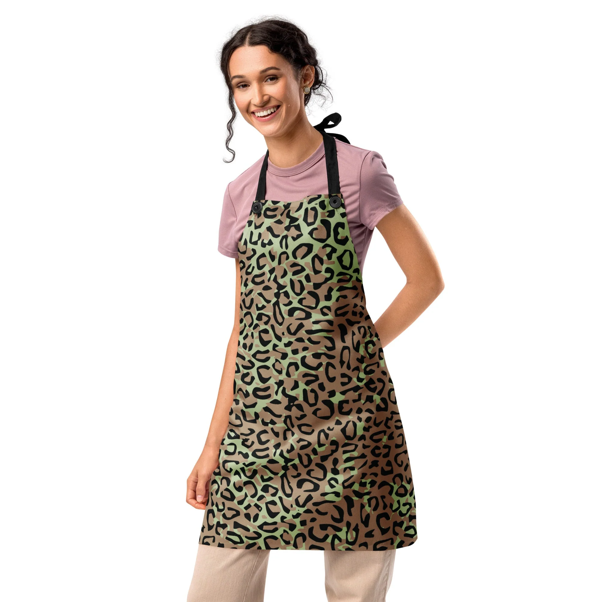 Congo (Zaire) Leopard Spot CAMO Apron - Image 2