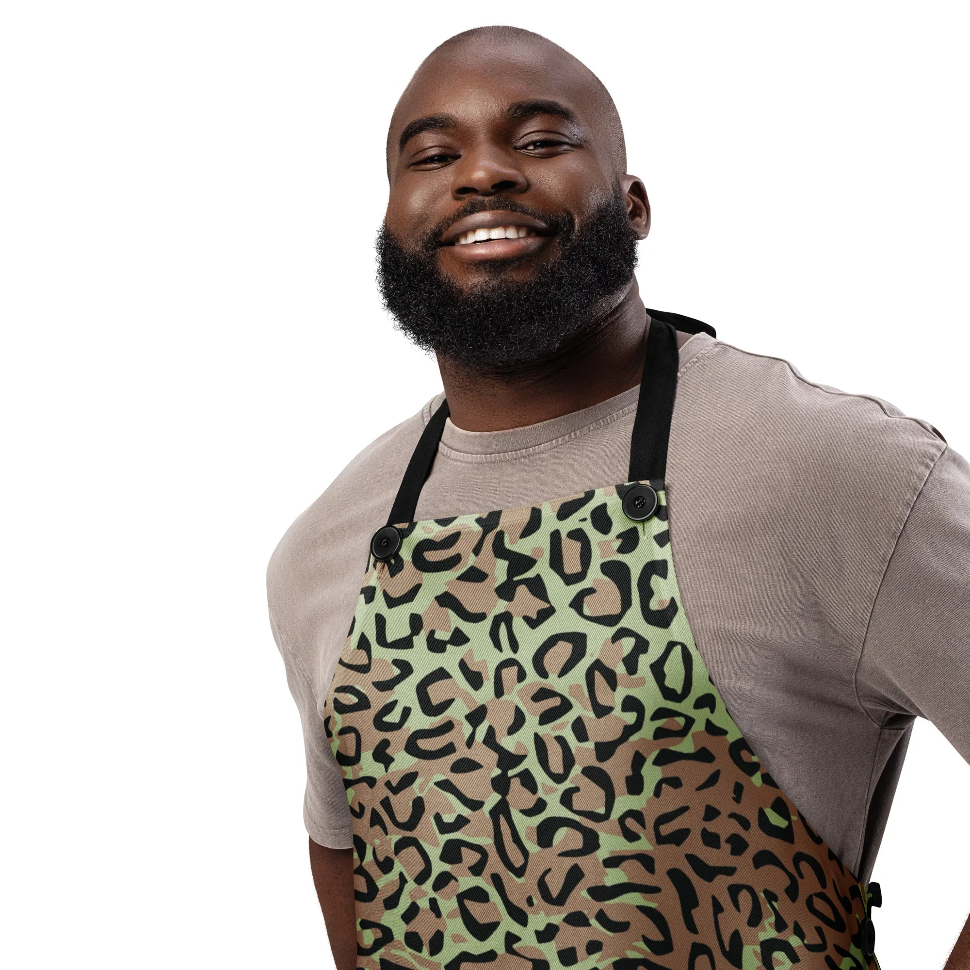 Congo (Zaire) Leopard Spot CAMO Apron - Image 8