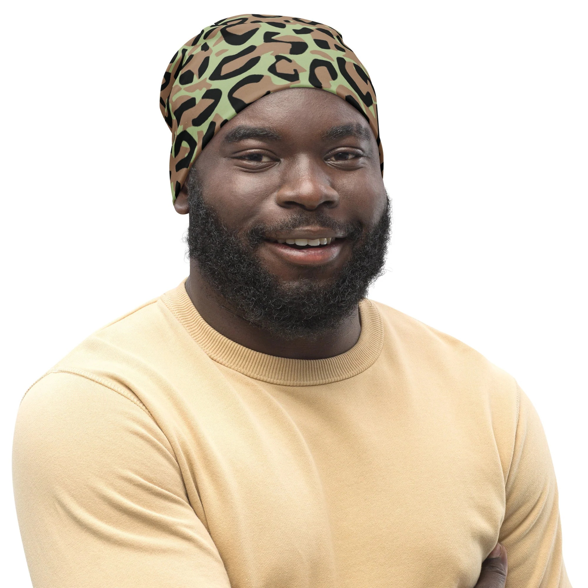 Congo (Zaire) Leopard Spot CAMO Beanie - Image 7