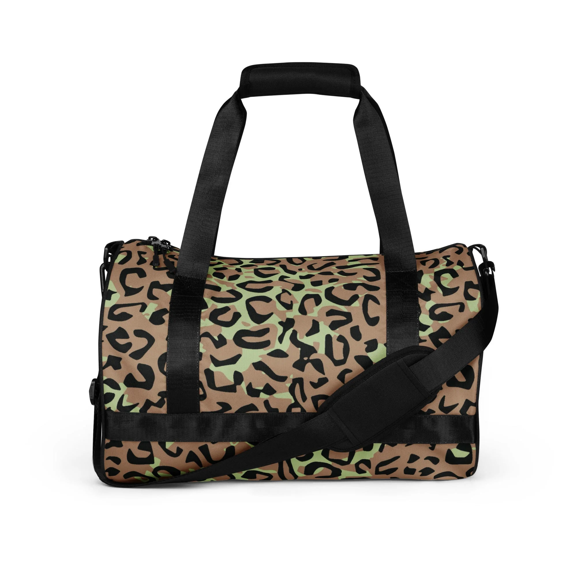 Congo (Zaire) Leopard Spot CAMO Gym Bag - Image 11