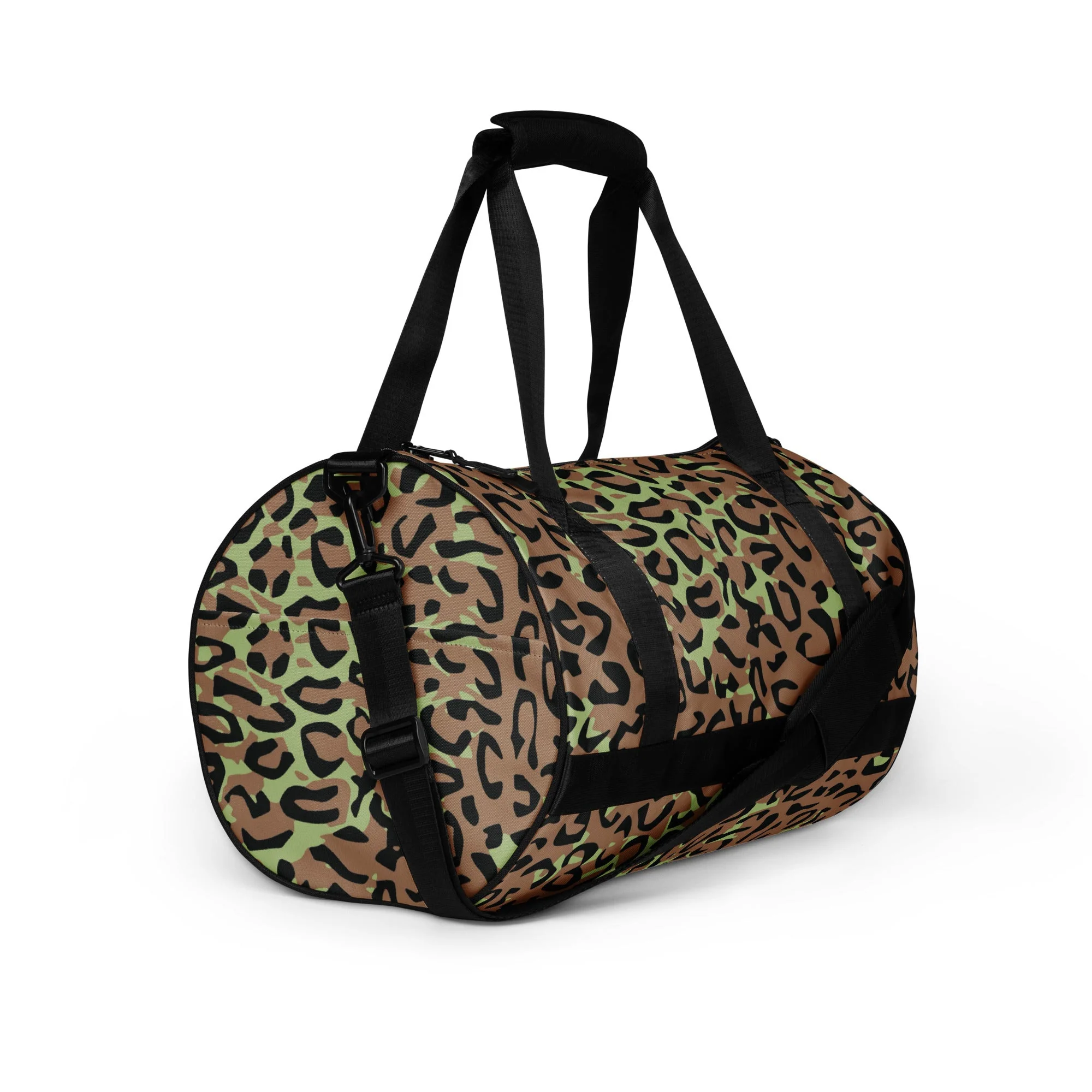 Congo (Zaire) Leopard Spot CAMO Gym Bag - Image 4