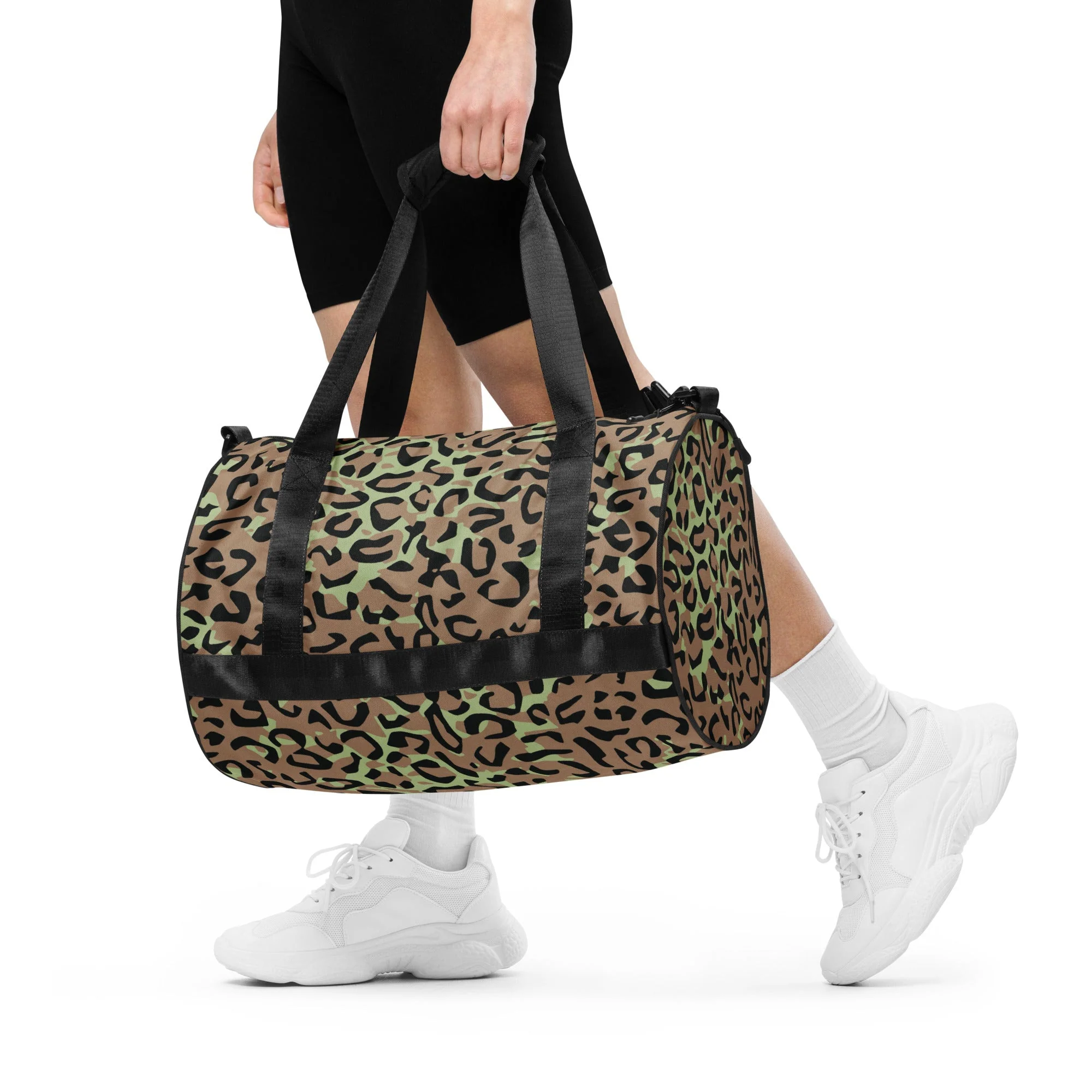 Congo (Zaire) Leopard Spot CAMO Gym Bag - Image 6