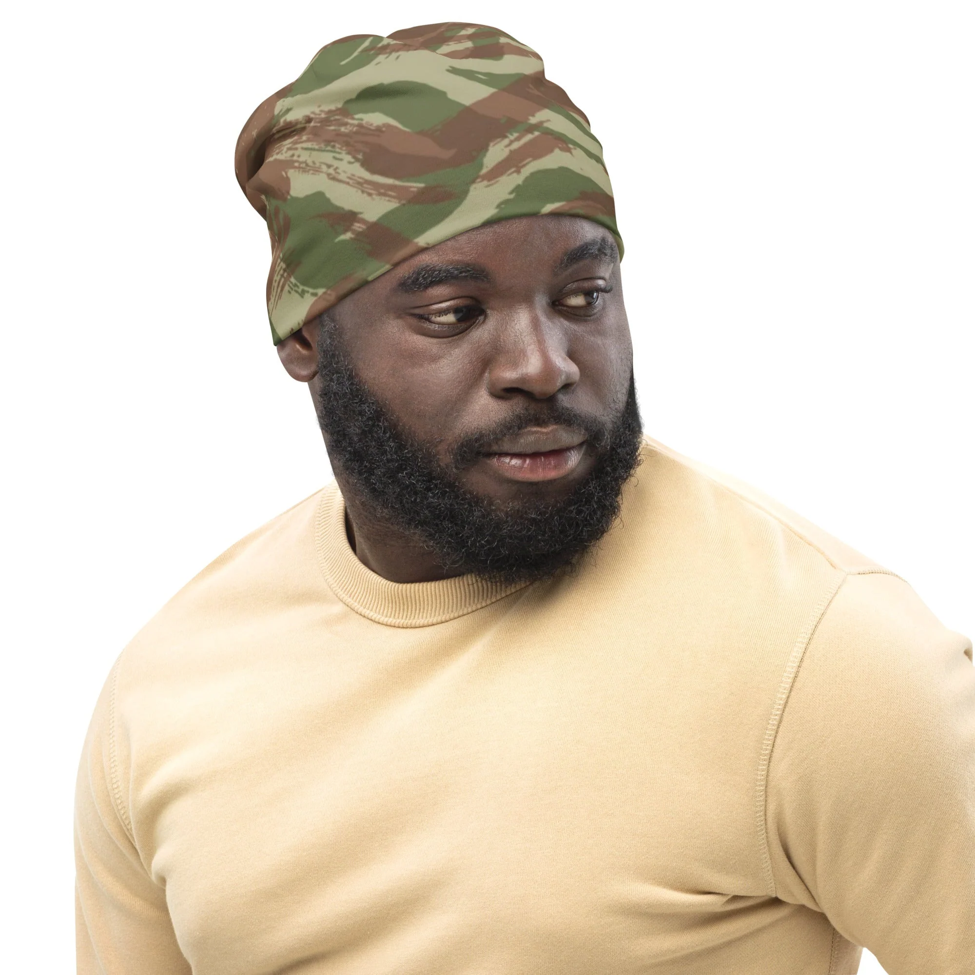 French Lizard A1 Airborne CAMO Beanie - Image 4