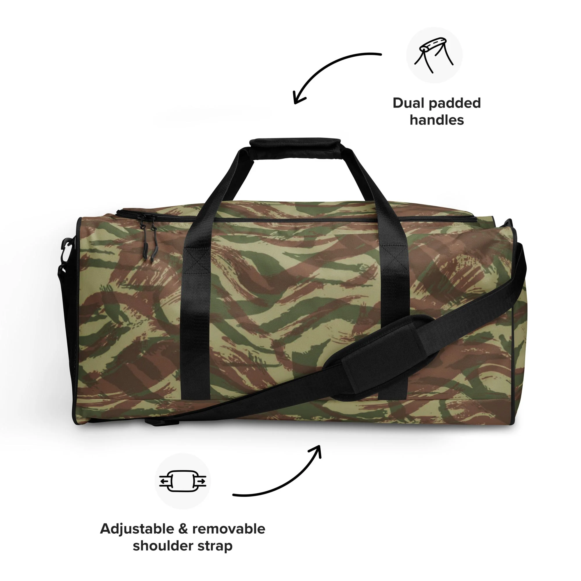 French Lizard A1 Airborne CAMO Duffle Bag - Image 10