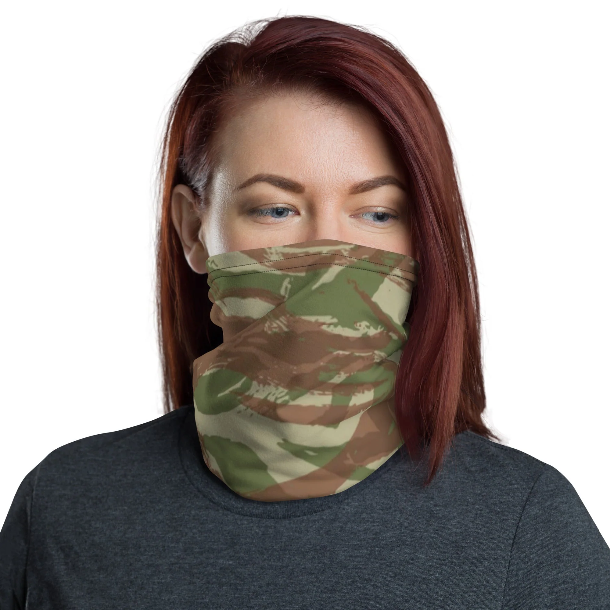 French Lizard A1 Airborne CAMO Neck Gaiter - Image 4