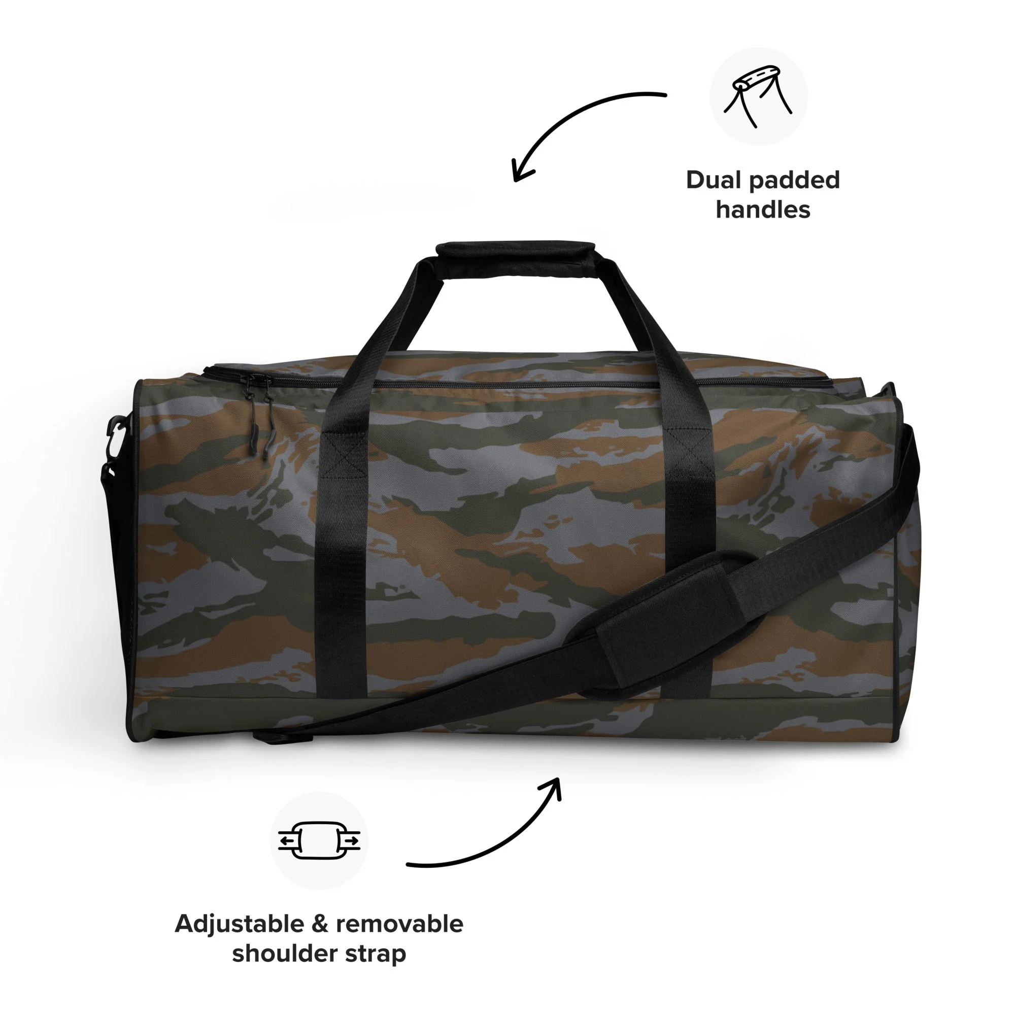 Cuban Lizard CAMO Duffle Bag - Image 3