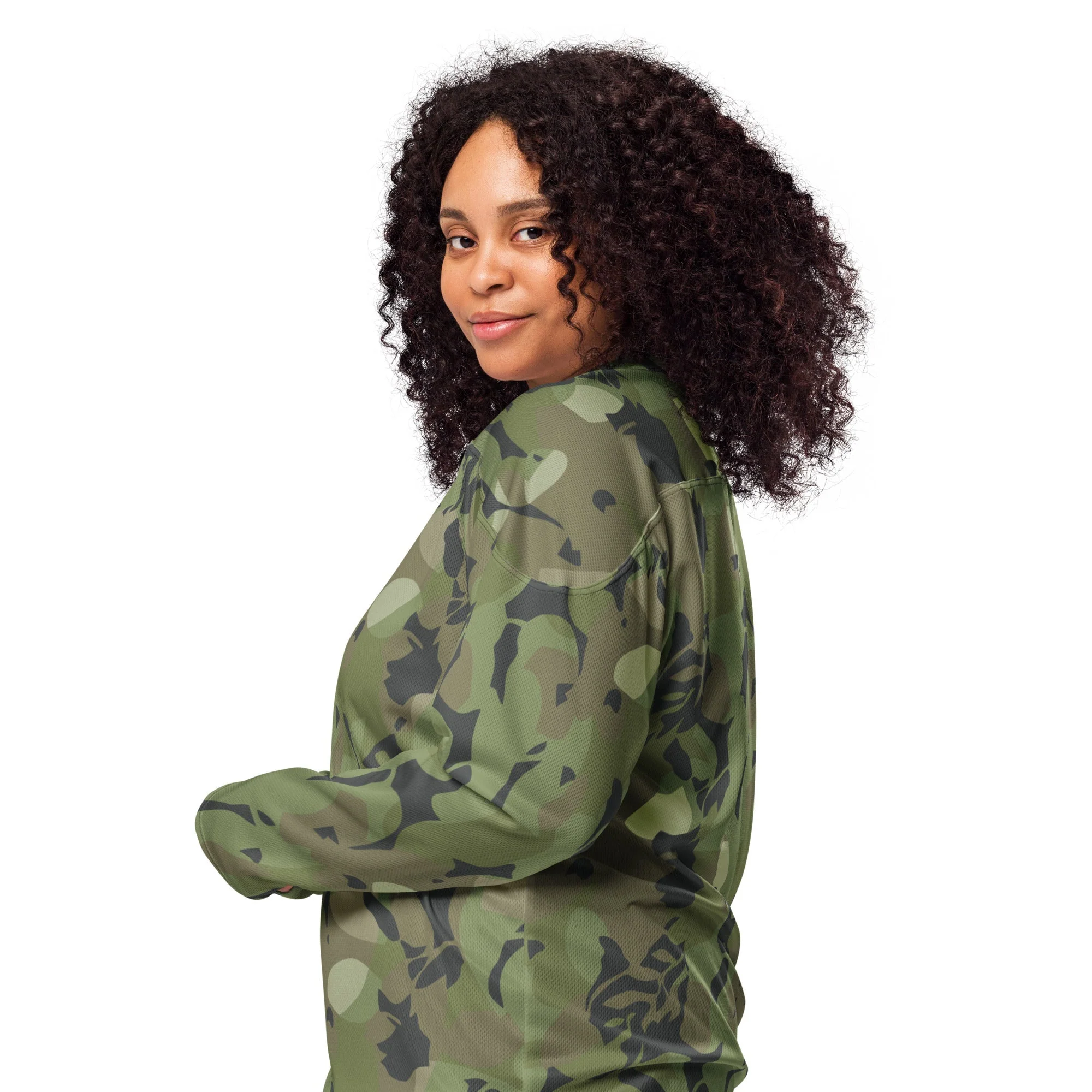 Cuban Elm Leaf Special Troops CAMO Unisex Hockey Fan Jersey - Image 8