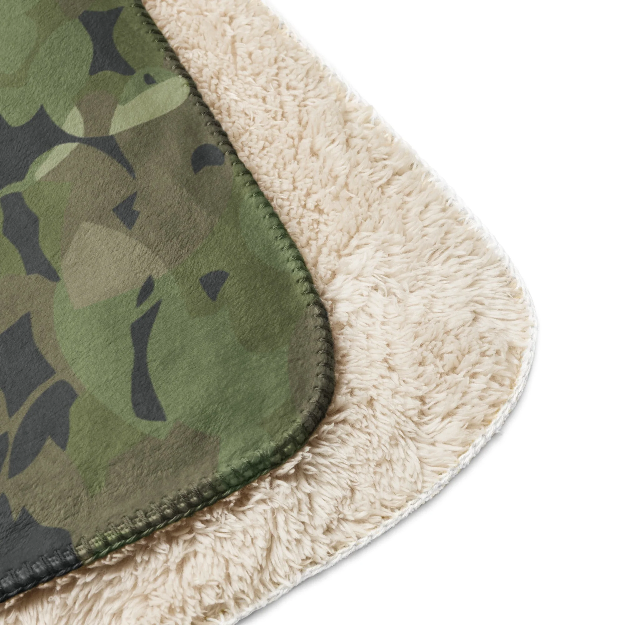 Cuban Elm Leaf Special Troops CAMO Sherpa Blanket - Image 10