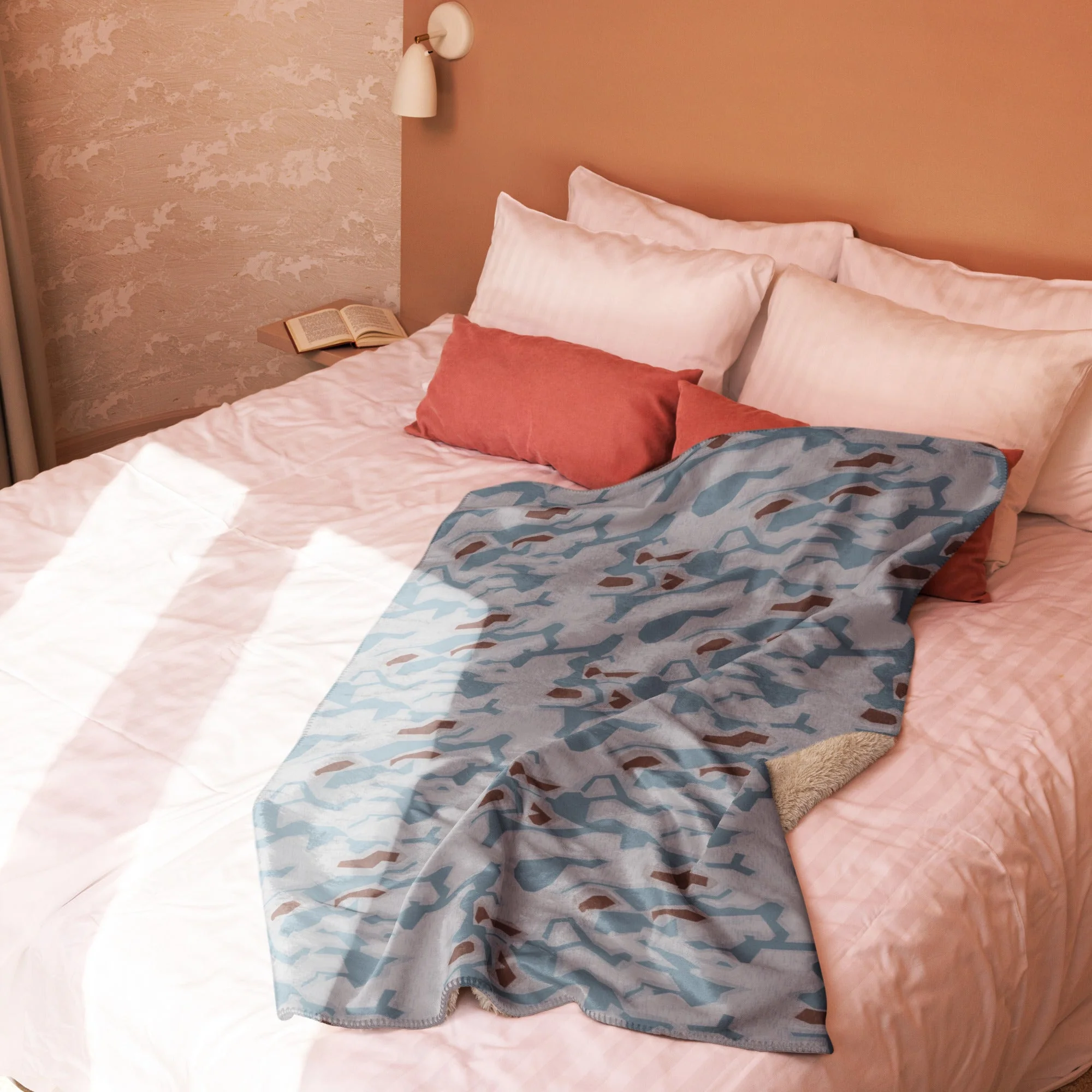 Czech Sumpfmuster Bahnak CAMO Sherpa Blanket - Image 13
