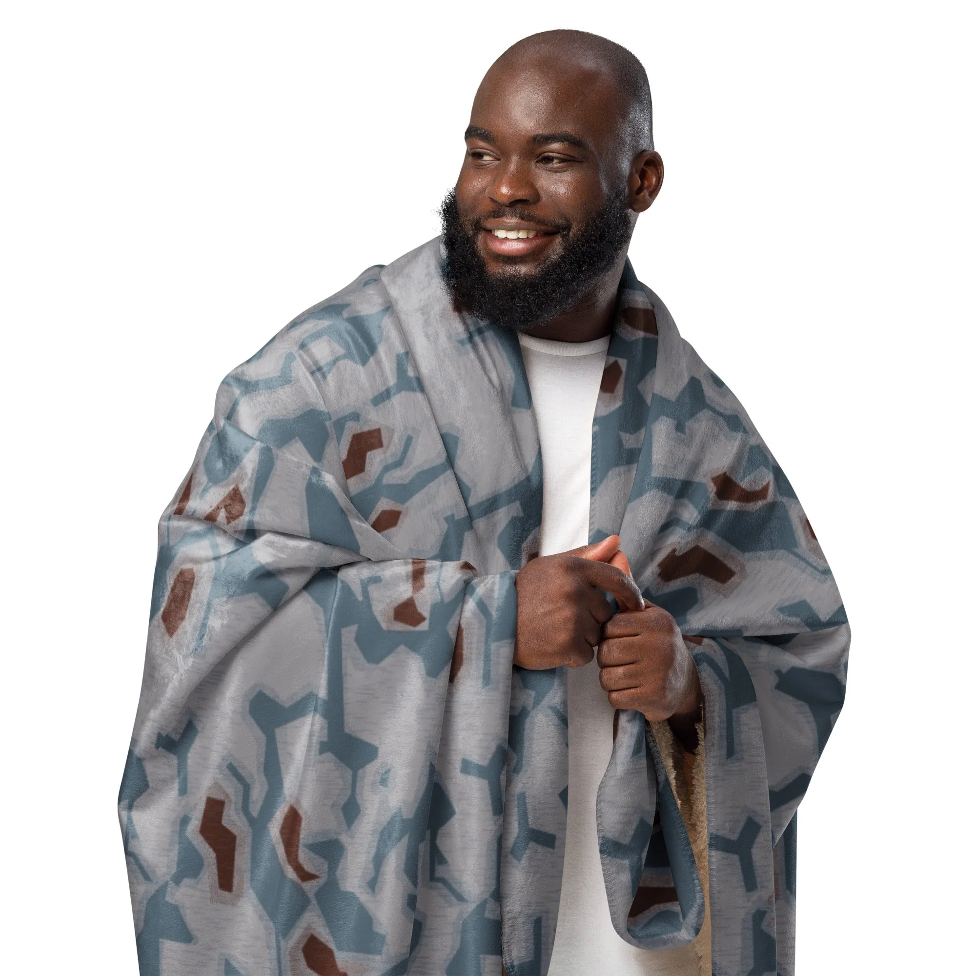 Czech Sumpfmuster Bahnak CAMO Sherpa Blanket - Image 3