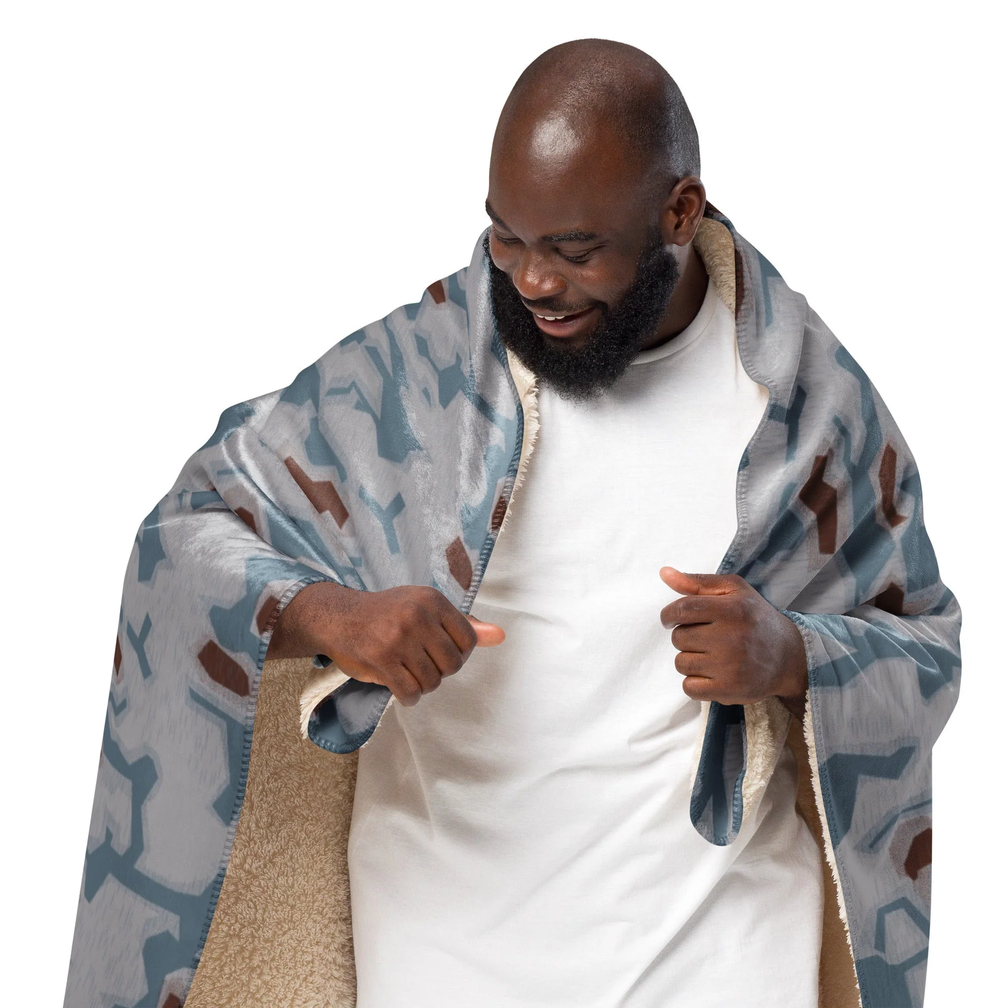 Czech Sumpfmuster Bahnak CAMO Sherpa Blanket - Image 4