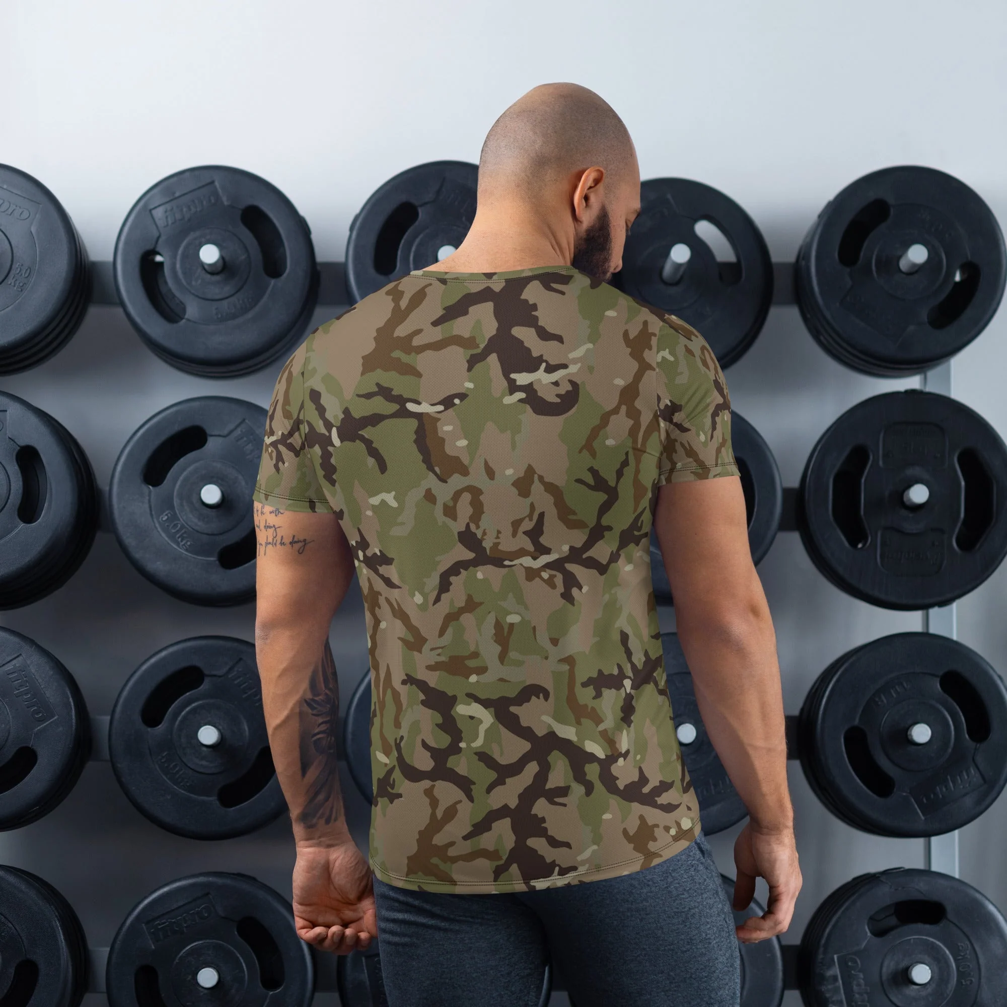 Czech Multi-terrain MAD21 CAMO Mens Athletic T-Shirt - Image 2