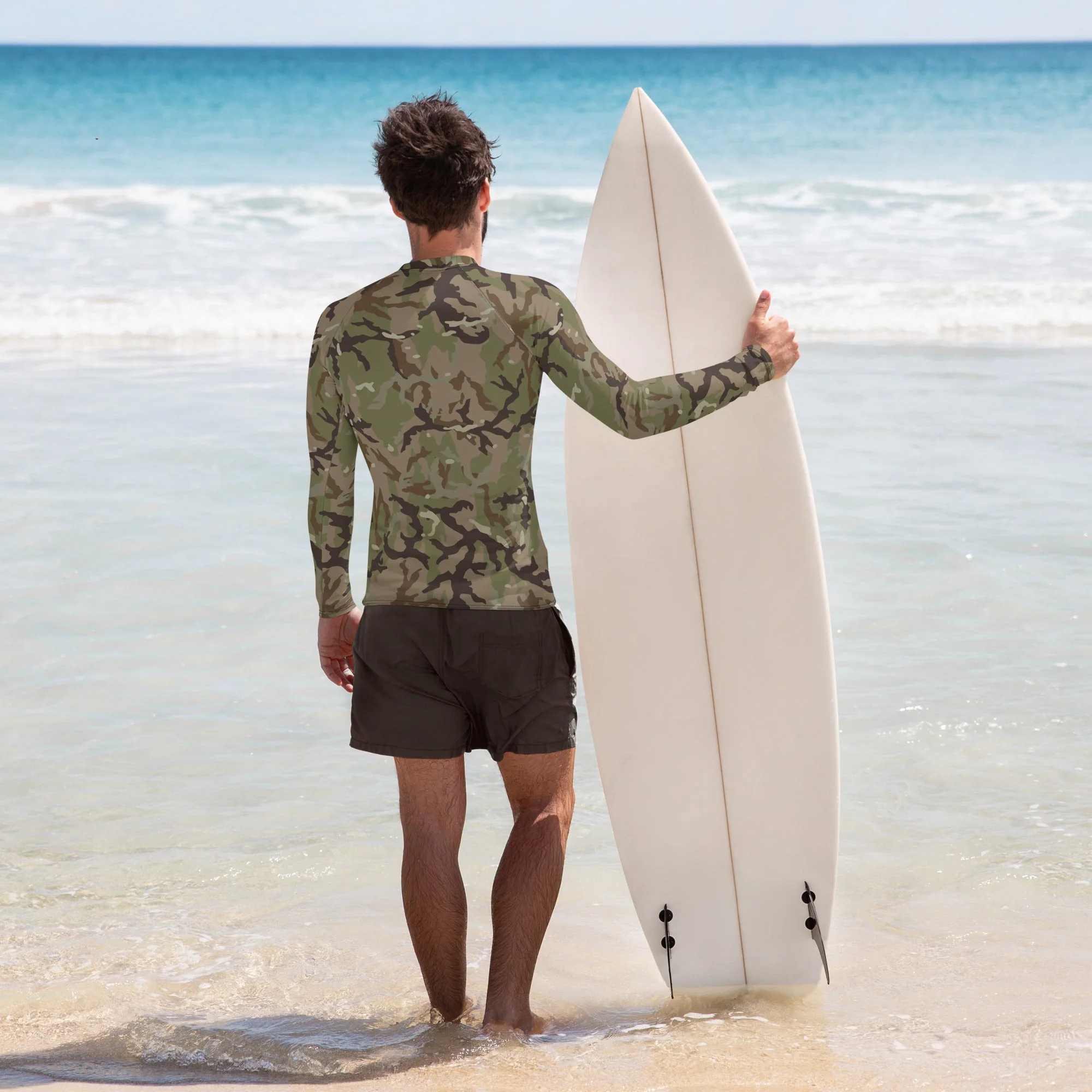 Czech Multi-terrain MAD21 CAMO Mens Long-Sleeve Rash Guard - Image 2