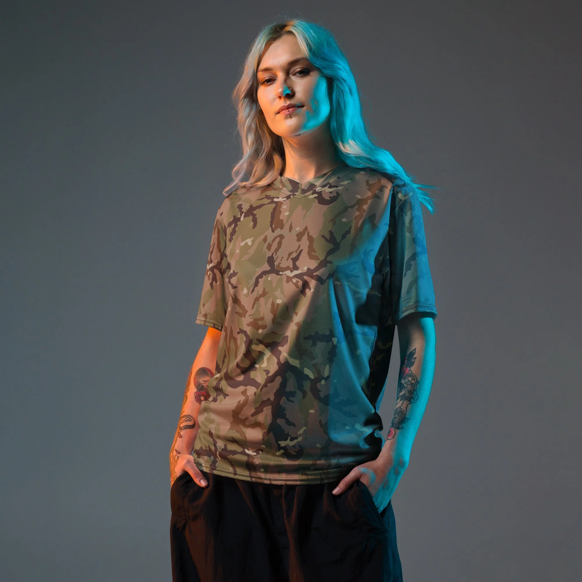 Czech Multi-terrain MAD21 CAMO Unisex Sports Jersey - Image 8