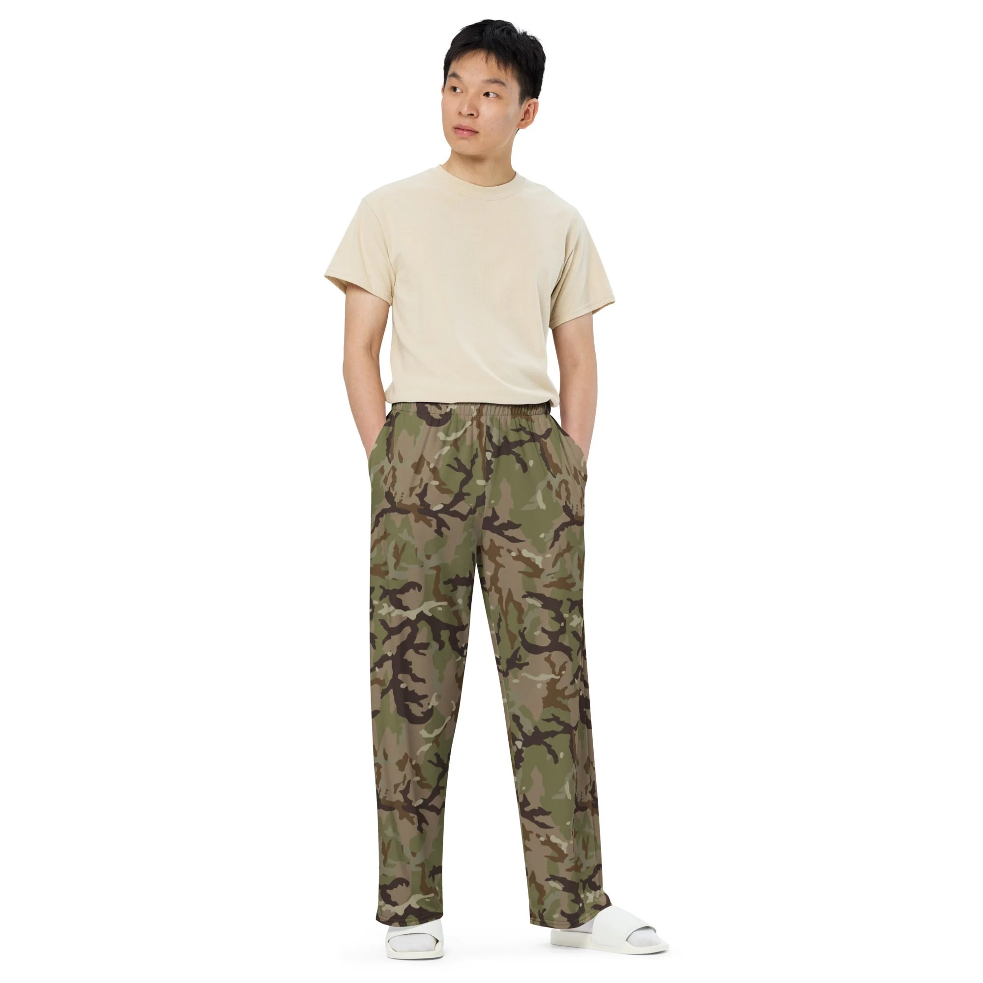 Czech Multi-terrain MAD21 CAMO Unisex Wide-Leg Leisure Pants - Image 8