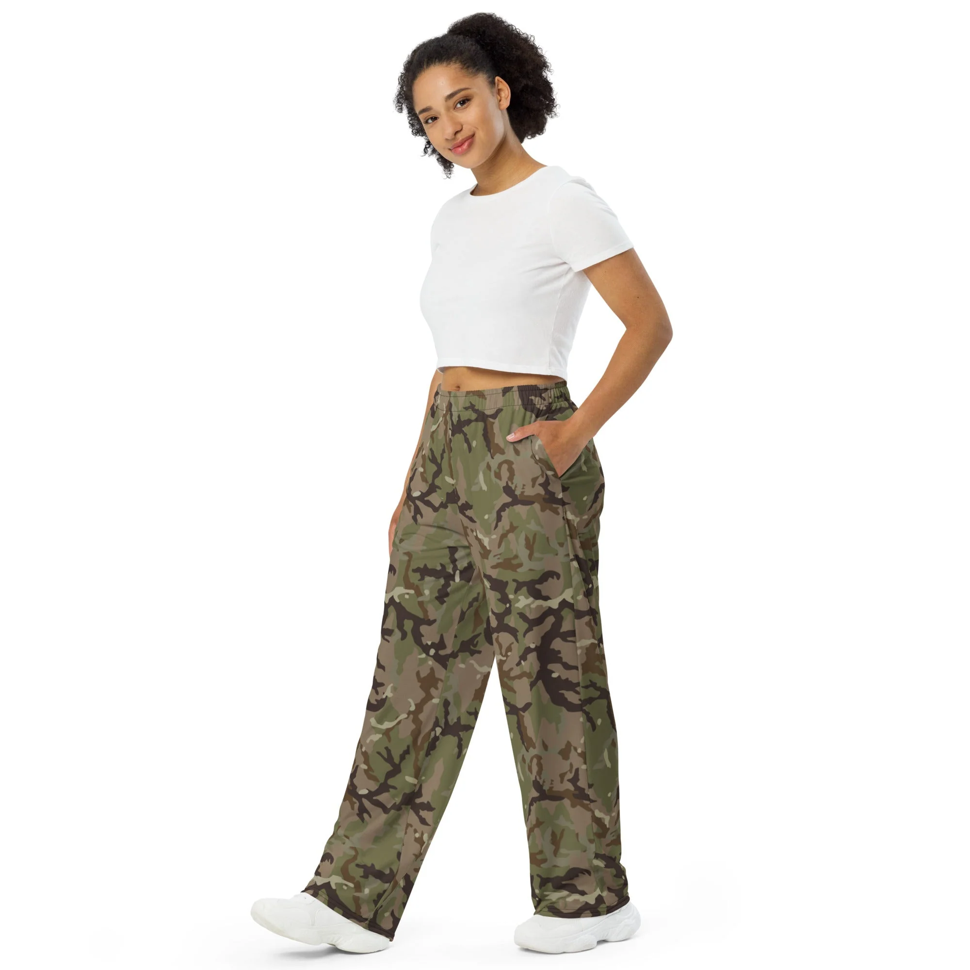 Czech Multi-terrain MAD21 CAMO Unisex Wide-Leg Leisure Pants - Image 9