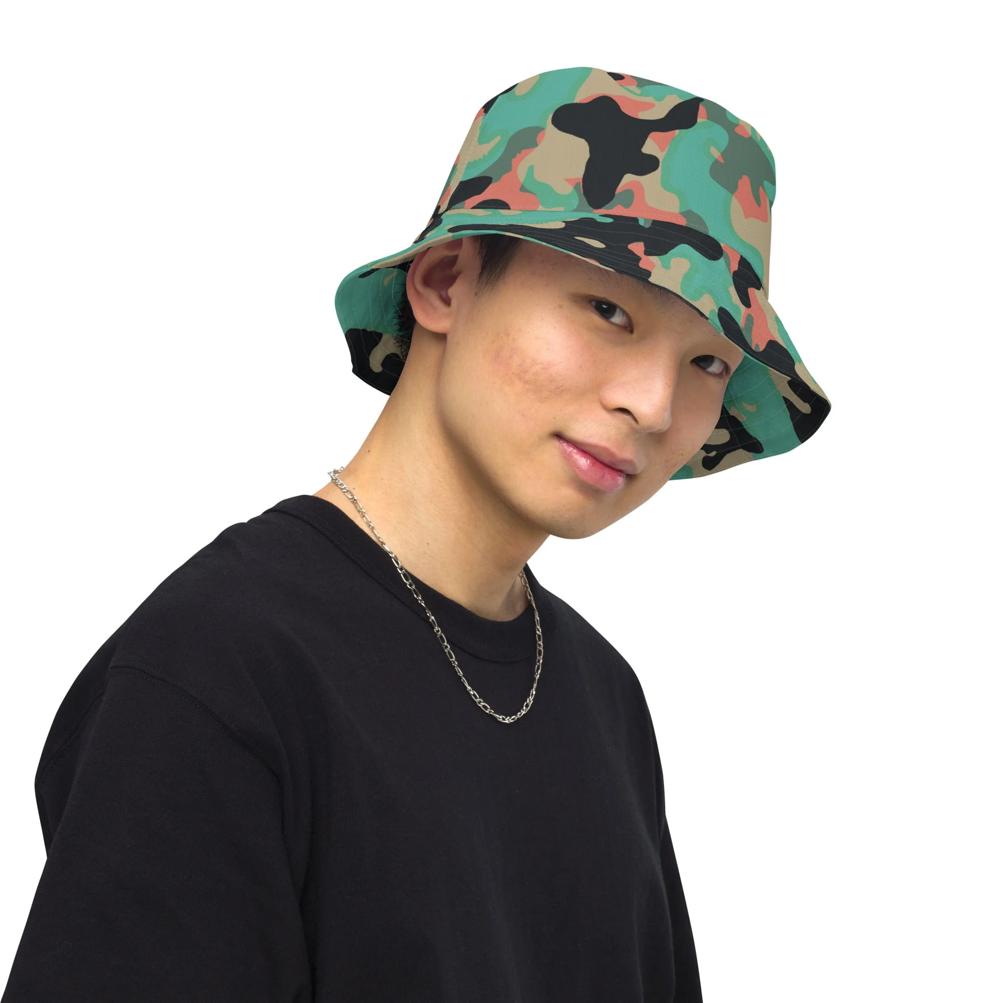 Czech Duby CAMO Reversible Bucket Hat - Image 2
