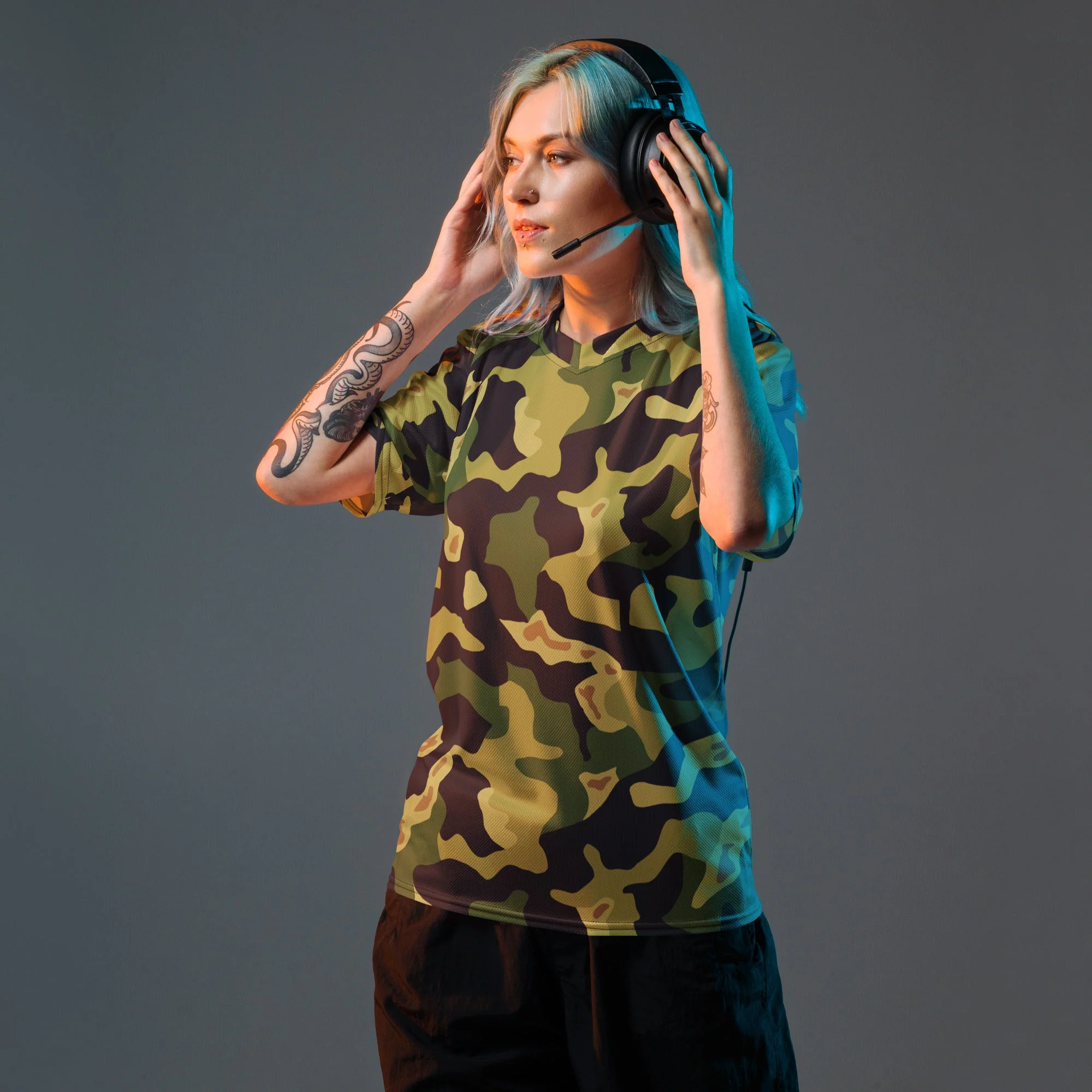 Czech Salamander VZ60 CAMO Unisex Sports Jersey - Image 6