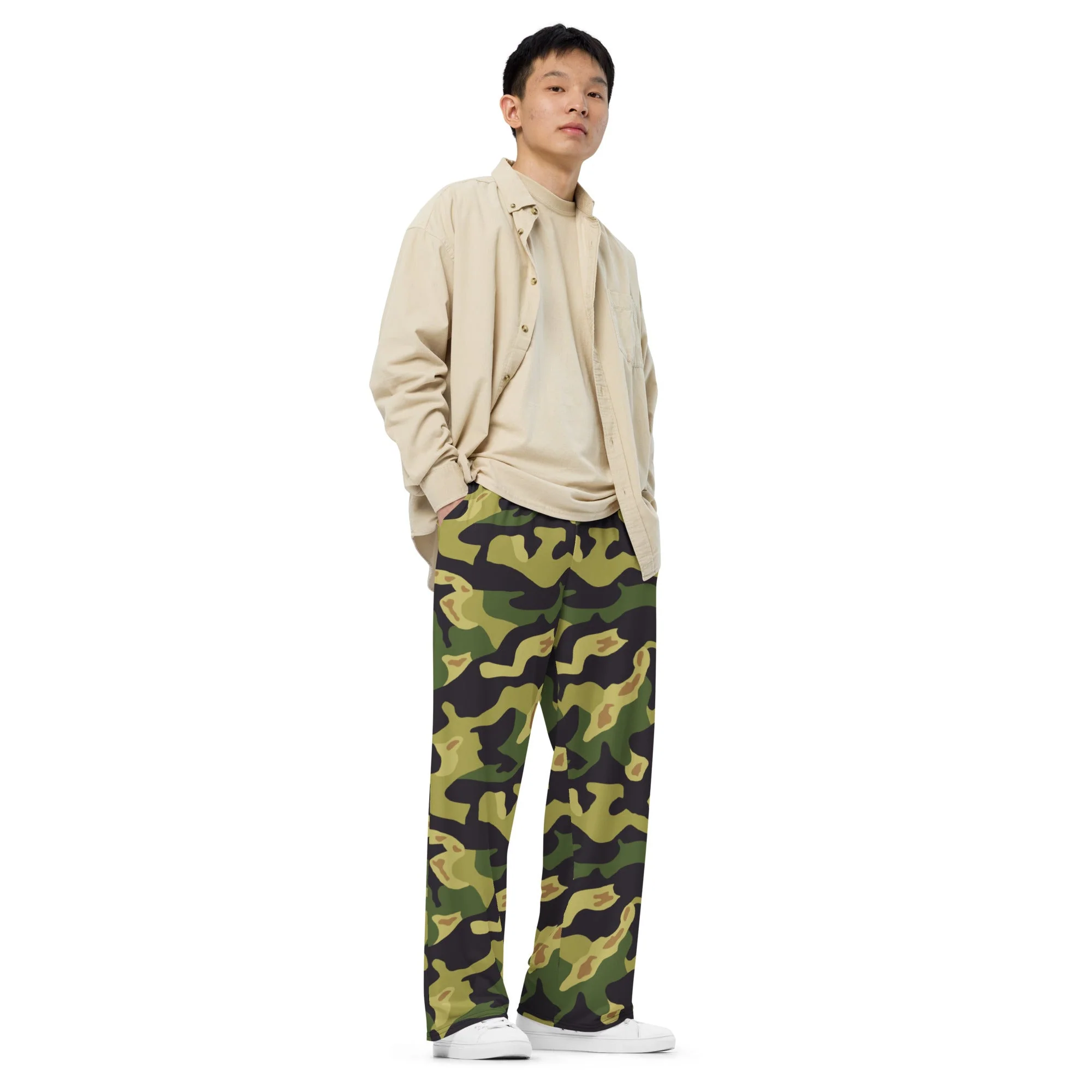 Czech Salamander VZ60 CAMO Unisex Wide-Leg Leisure Pants - Image 4