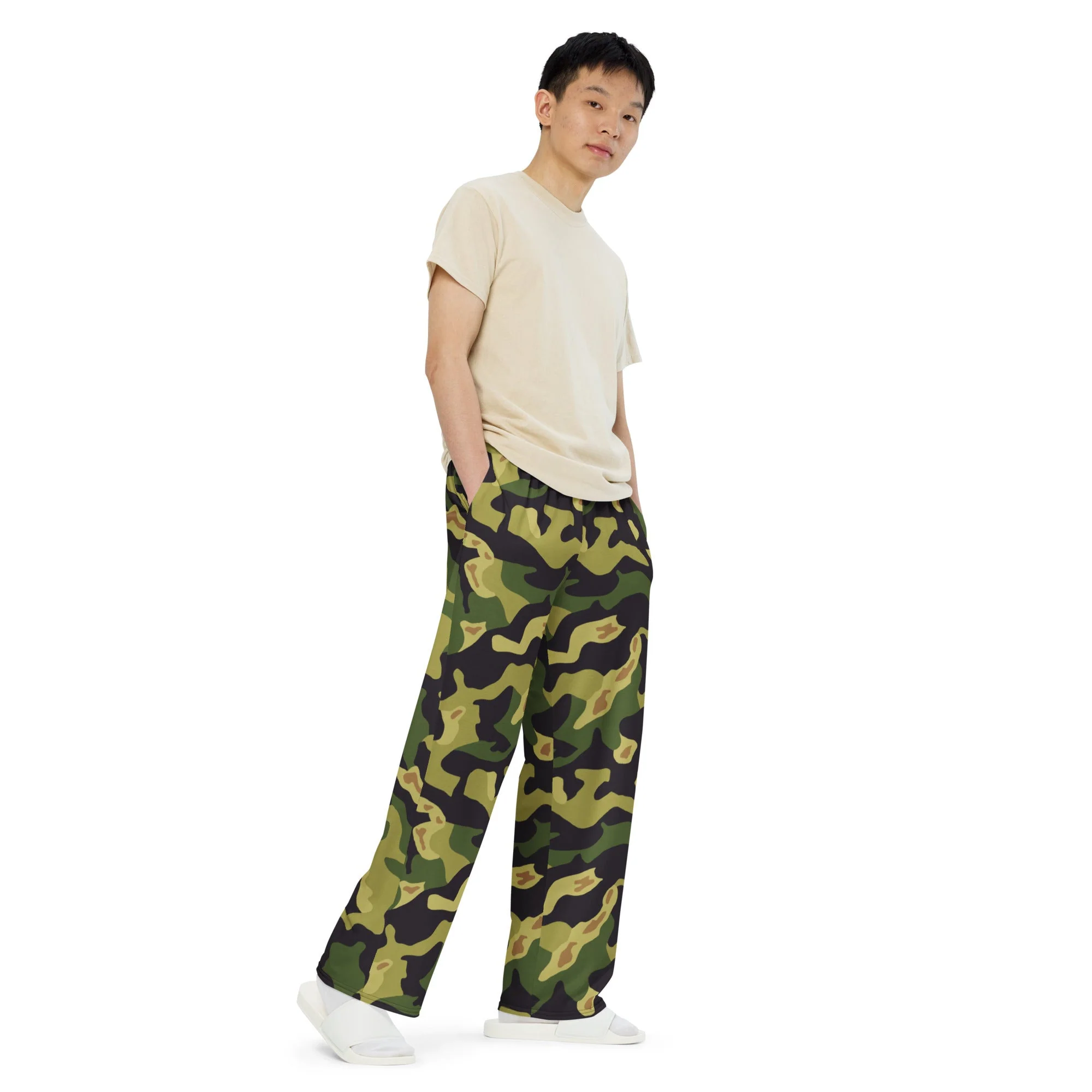 Czech Salamander VZ60 CAMO Unisex Wide-Leg Leisure Pants - Image 6