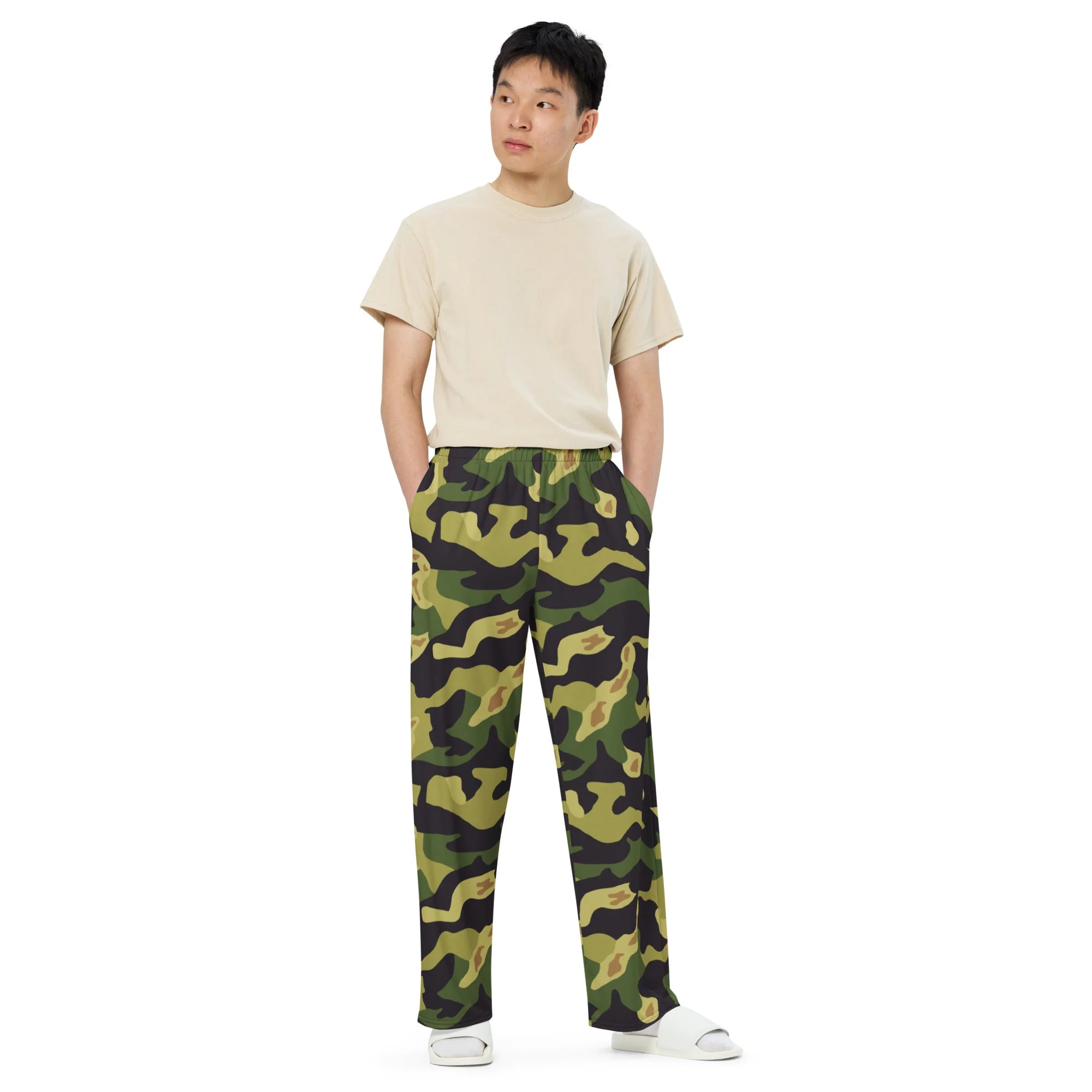 Czech Salamander VZ60 CAMO Unisex Wide-Leg Leisure Pants - Image 8