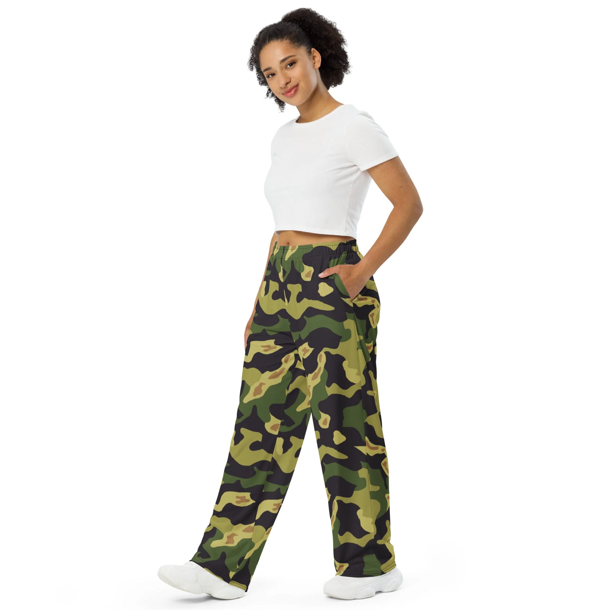 Czech Salamander VZ60 CAMO Unisex Wide-Leg Leisure Pants - Image 9