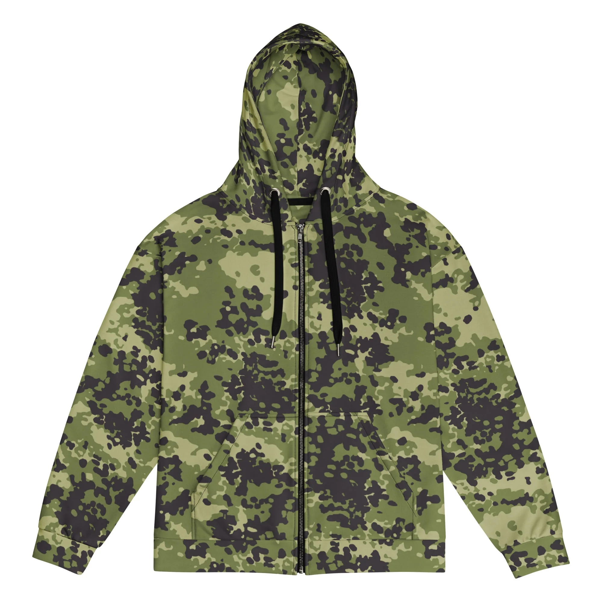 Danish Flecktarn Woodland CAMO Unisex Zip Hoodie