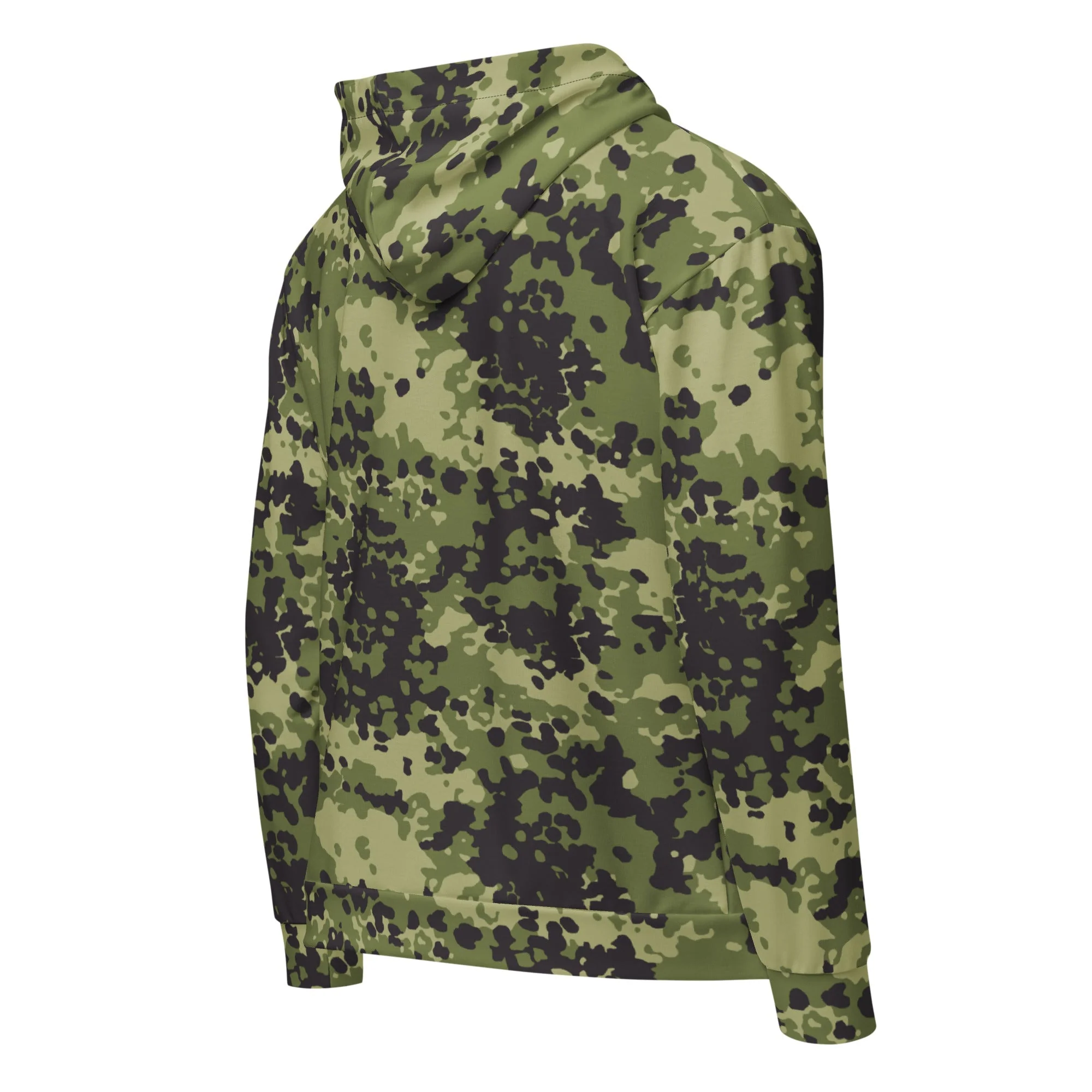 Danish Flecktarn Woodland CAMO Unisex Zip Hoodie - Image 12