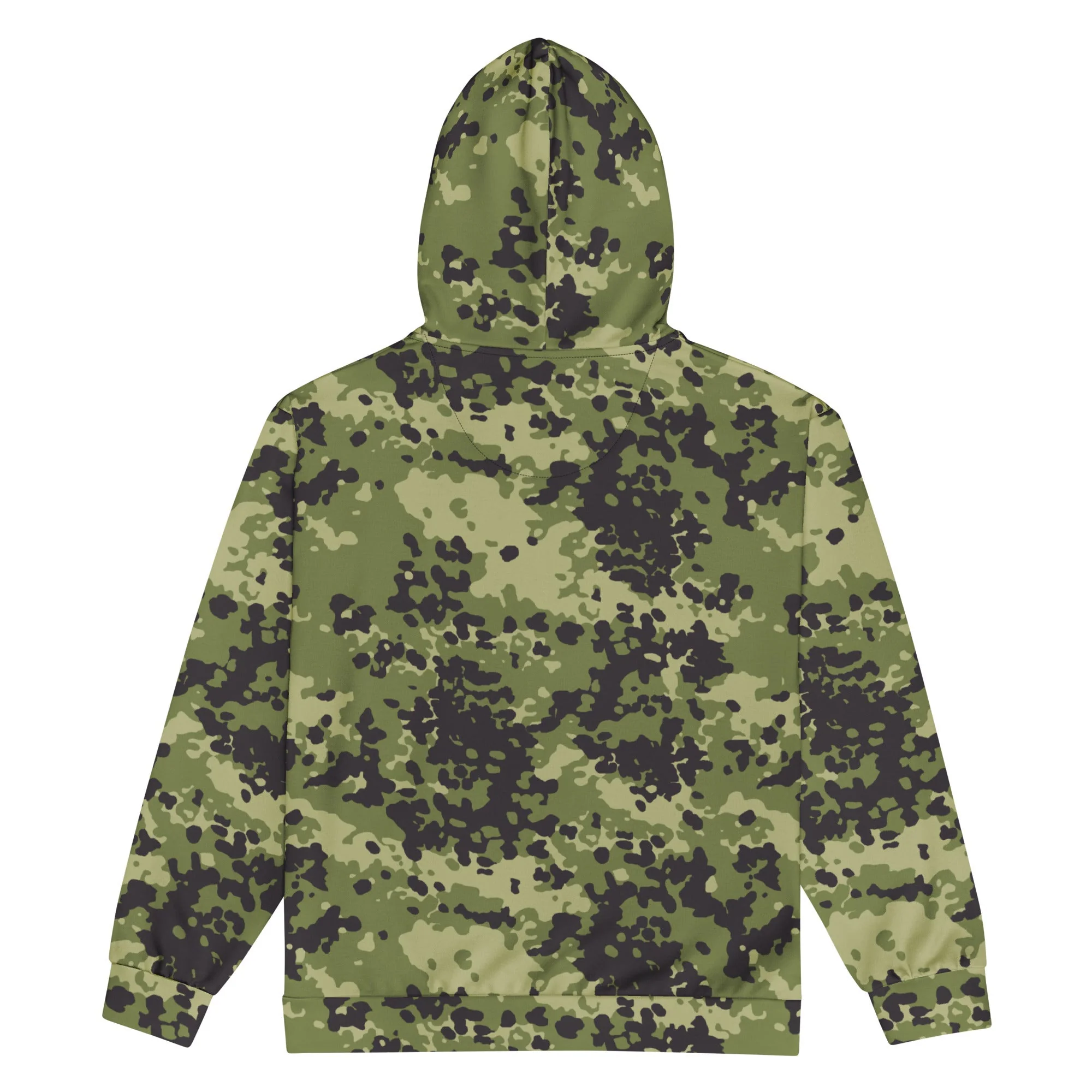 Danish Flecktarn Woodland CAMO Unisex Zip Hoodie - Image 9